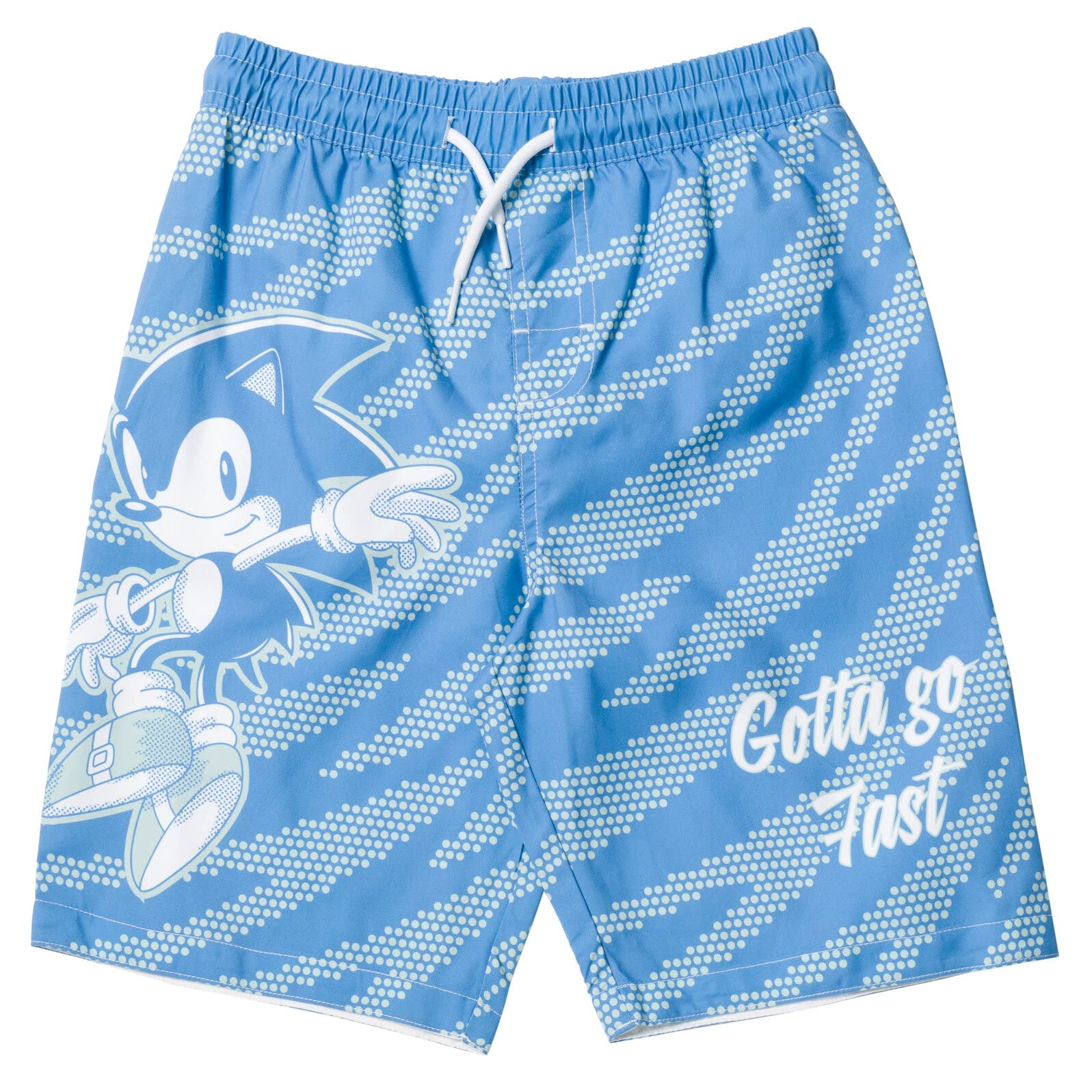 SEGA Sonic The Hedgehog Kids Swimwear Set - UPF 50+ Rash Guard & Swim Trunks for Boys & Girls (Toddler to Youth) - Perfect for Beach, Pool & Summer Water Activities