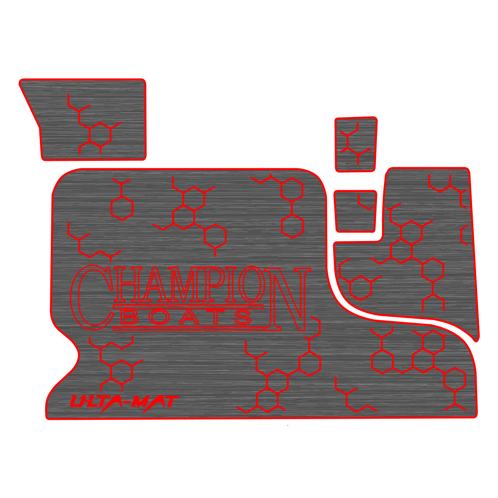 CHARCOAL/RED