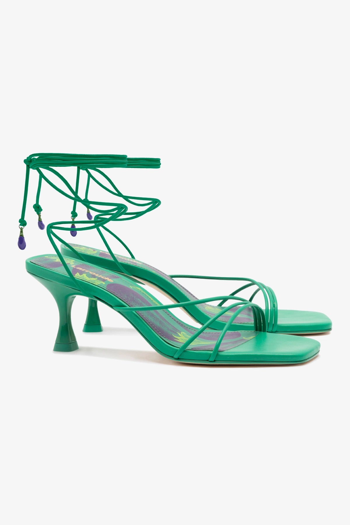Nadia Green Leather Sandals for Women - Comfortable & Stylish Summer Walking Shoes for Beach, Vacation & Casual Outfits