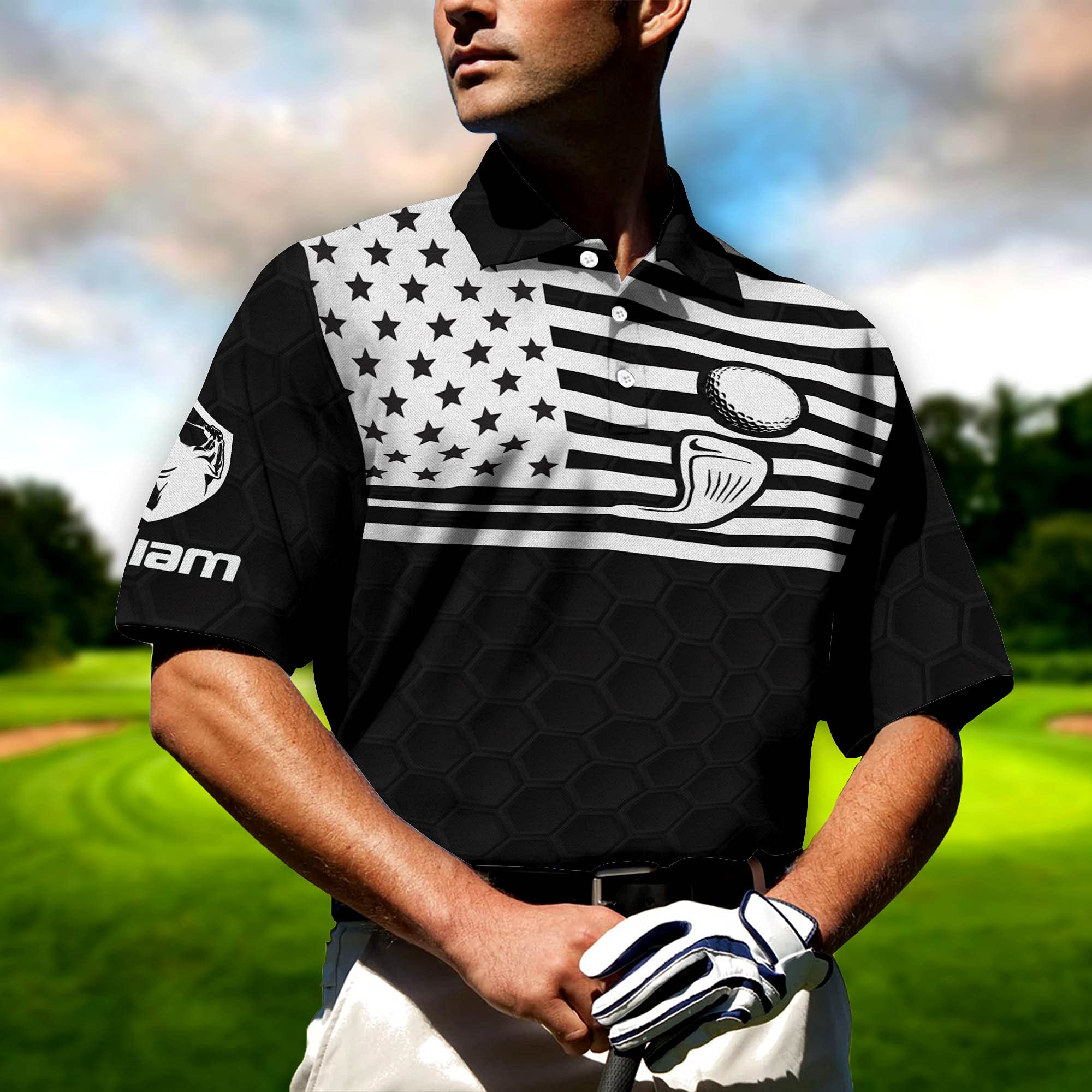 Funny Golf Shirts for Men - Personalized Golf Polo Shirts - Best Retirement & Father's Day Gifts for Dad - Perfect for Golf Tournaments, Casual Wear & Special Occasions