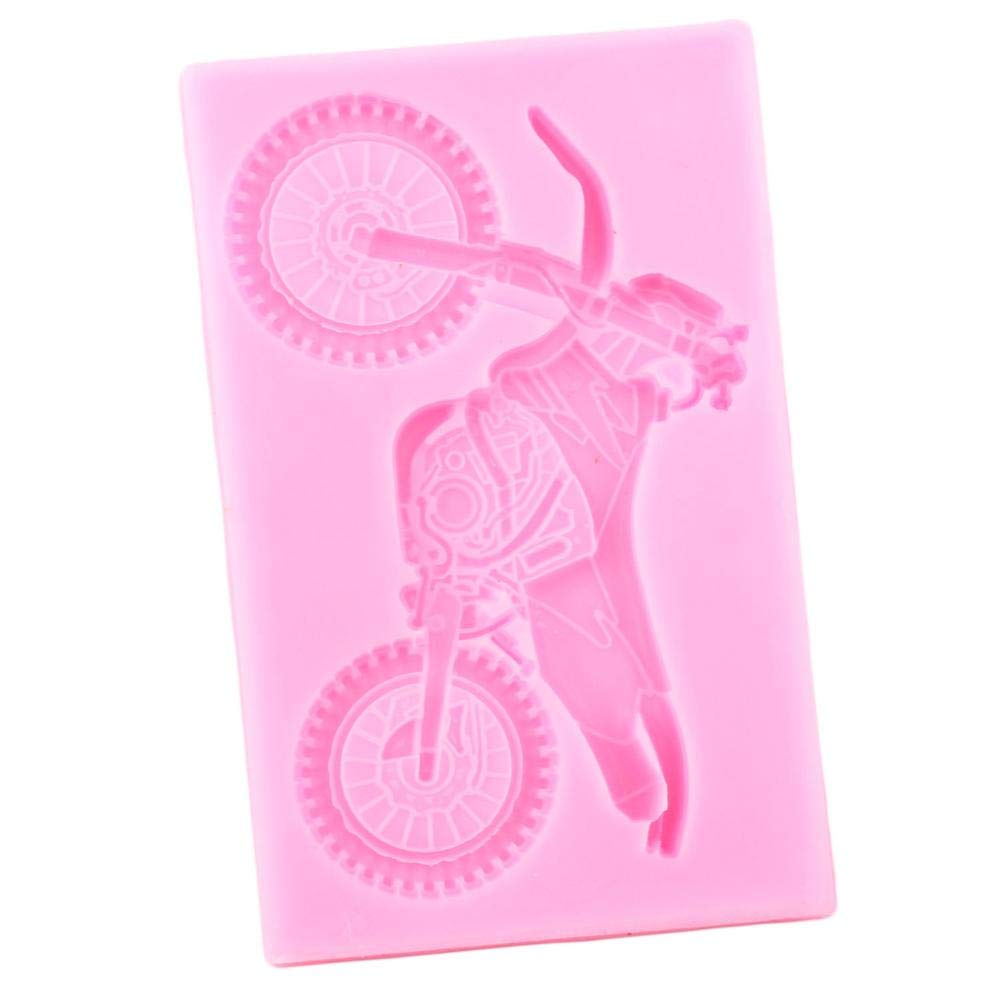 1PC 3D Yamaha Motorcycle Silicone Mold for DIY Desserts - Ice Cube, Jelly Shots, Handmade Ice Cream, Pudding, Cupcake, Cake Topper, Chocolate, Candy, Fondant, Soap Mould - Perfect for Birthday Parties, Baking Decorations & Gift Making