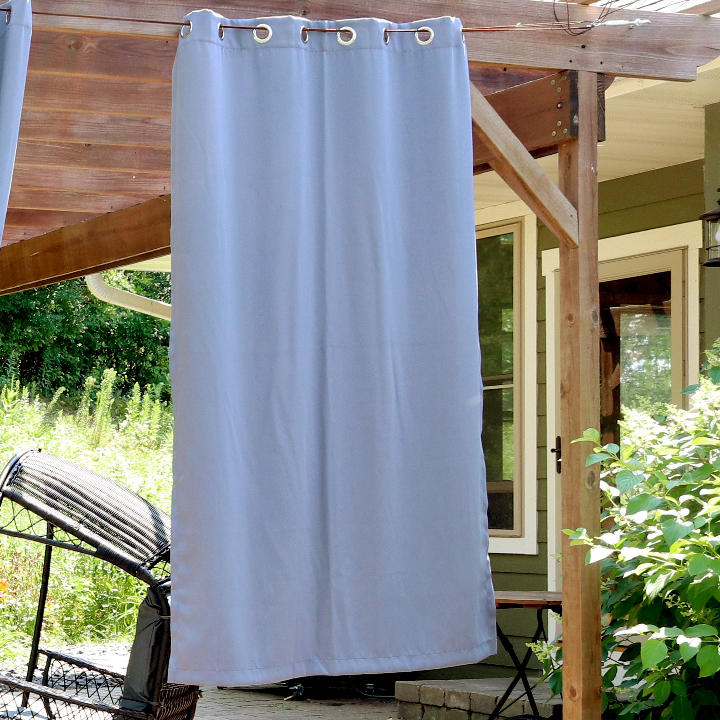 Blackout Curtain Panels with Grommet Top for Bedroom & Living Room - Sun Blocking Thermal Insulated Drapes by Sunnydaze Outdoor - Perfect for Home, Office, and Nursery