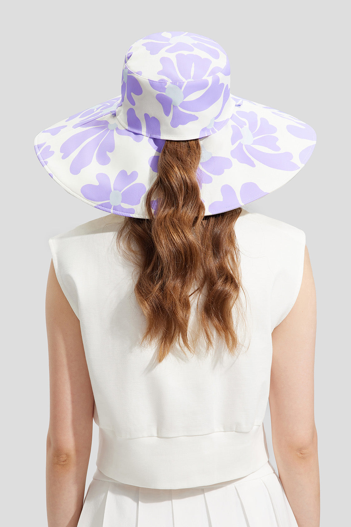 Flora Women's Reversible Sun Hat with Floral Design UPF50+ UV Protection - Perfect for Beach, Gardening & Outdoor Activities