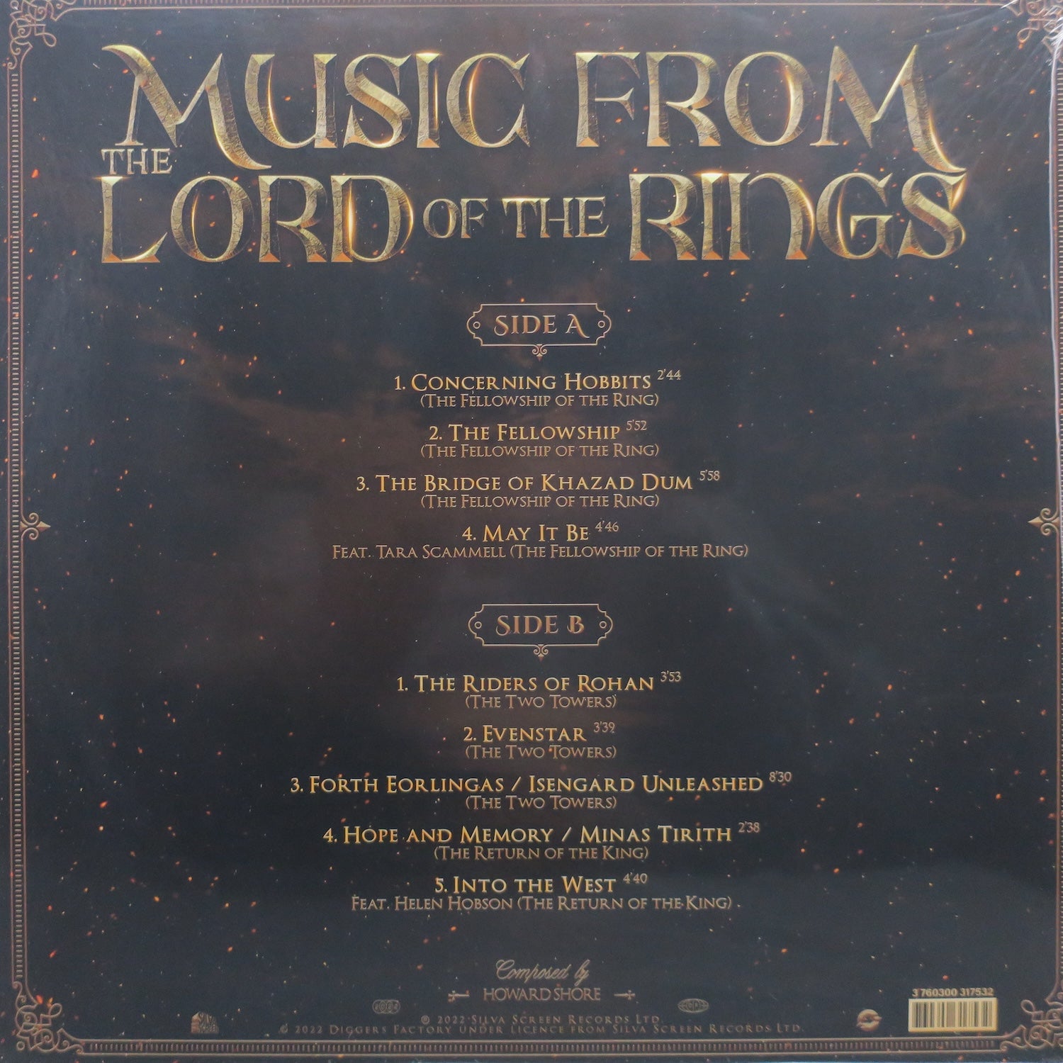 The Lord of the Rings Soundtrack by Howard Shore - Limited Edition Green Vinyl LP | Epic Fantasy Film Music for Collectors & Movie Nights