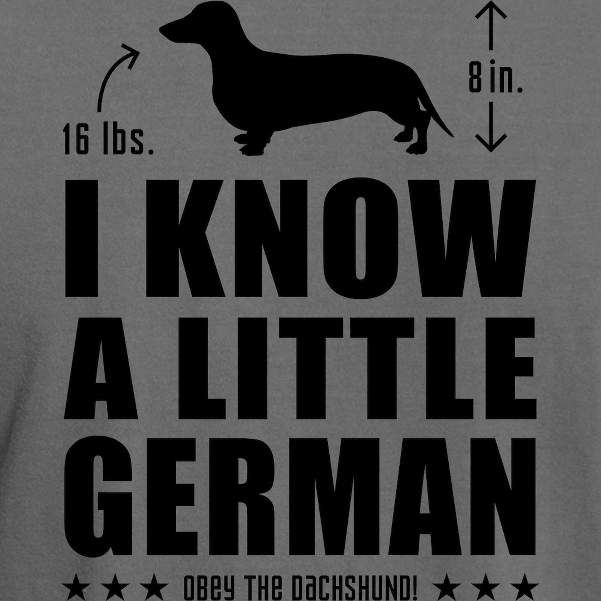 Little German Dachshund T-Shirt for Men - Comfort Colors® Soft Cotton Tee - Casual Wear, Dog Lover Gift, Funny Pet Owner Outfit