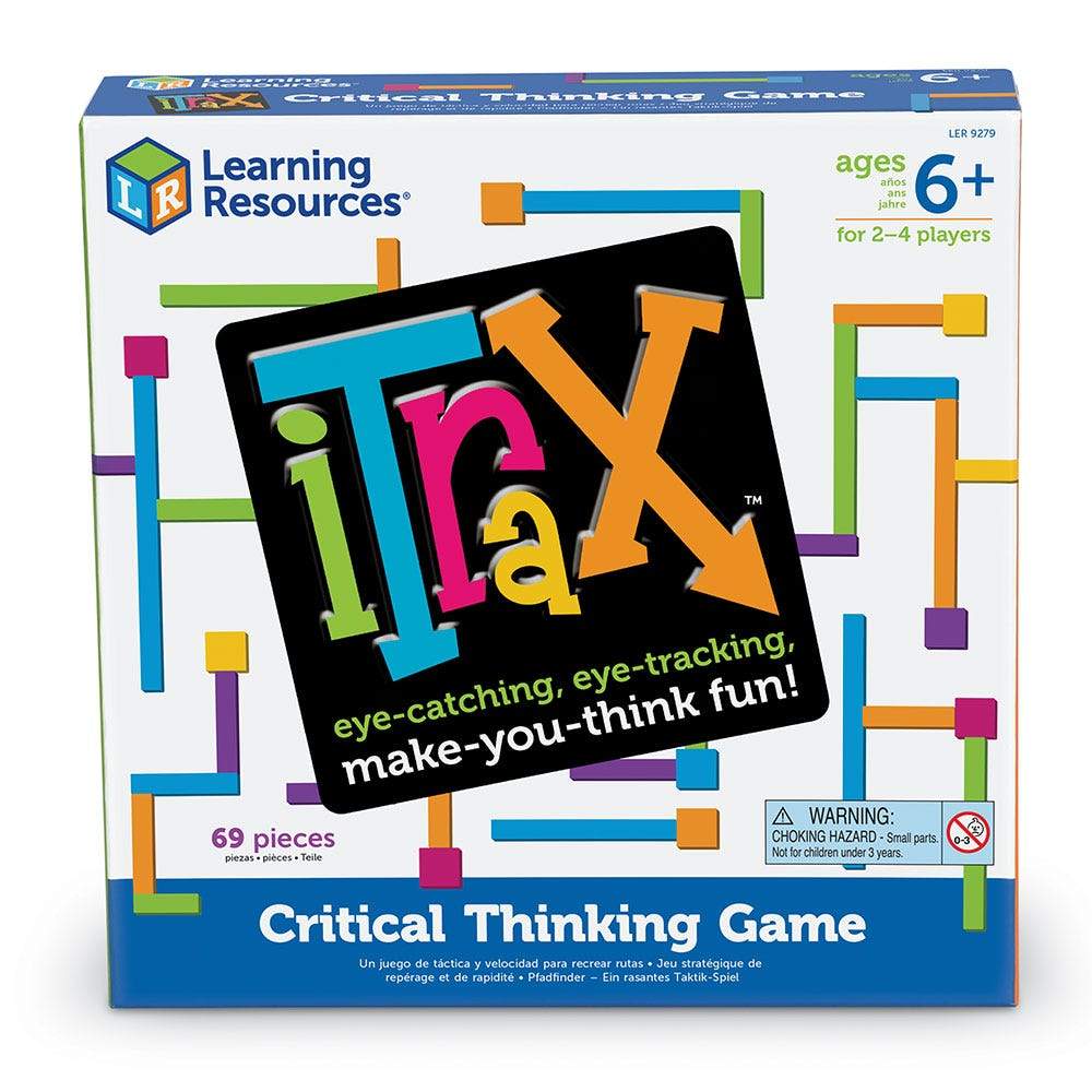 iTrax™ Critical Thinking Game - Fun Educational STEM Toy for Kids & Adults - Perfect for Classroom, Family Game Night & Brain Training Activities