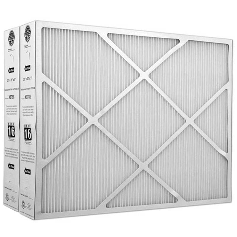 Lennox Healthy Climate X8788 20x26x5 MERV 16 Air Filter Replacement - 2 Pack - High Efficiency HVAC Furnace Filters for Cleaner Indoor Air - Perfect for Homes, Offices, and Commercial Spaces