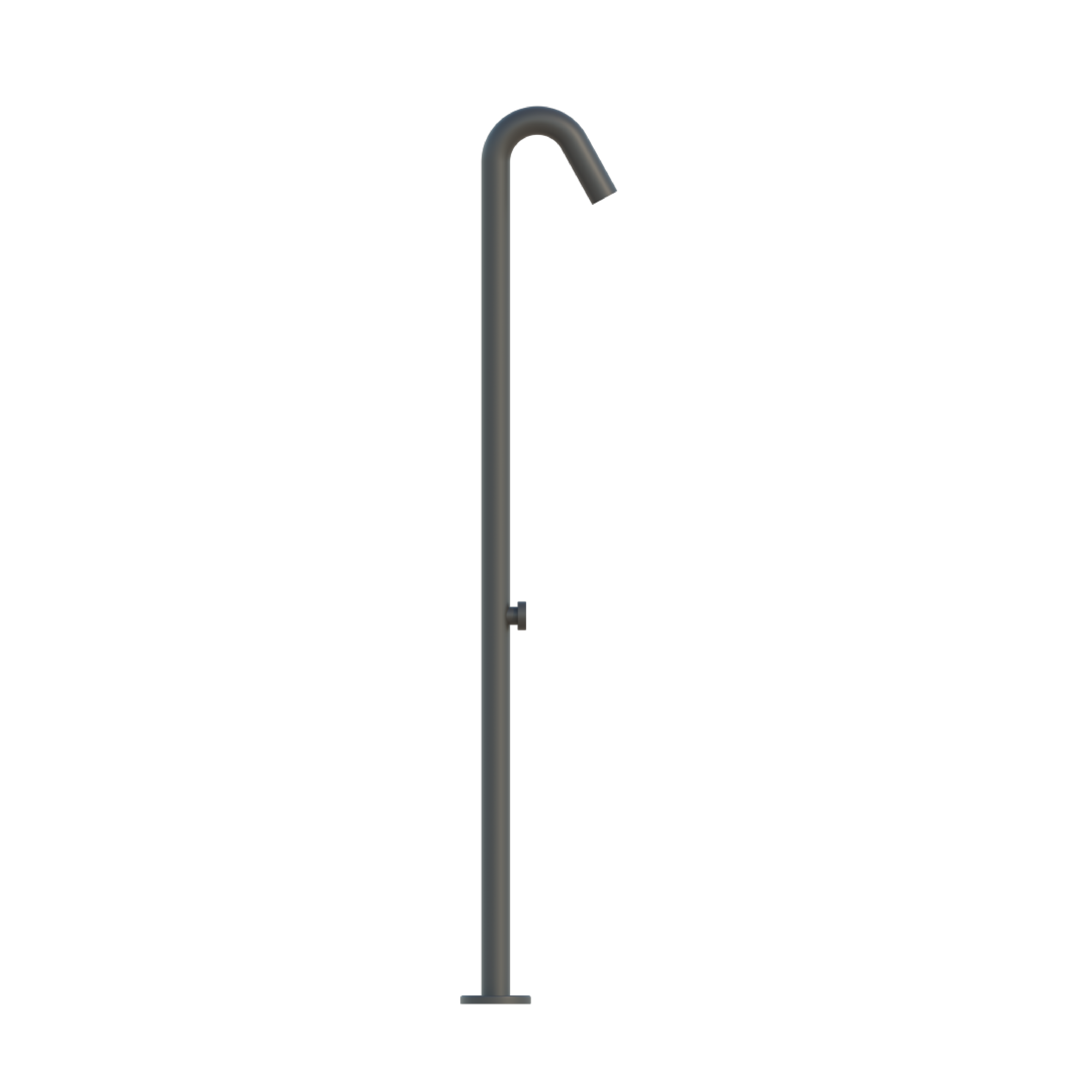 DAX Freestanding Outdoor Shower Pipe with Adjustable Height - Stainless Steel Garden Shower for Pool, Beach & Backyard (Model DAX 807282) | Perfect for Outdoor Bathing, Rinsing & Pet Washing