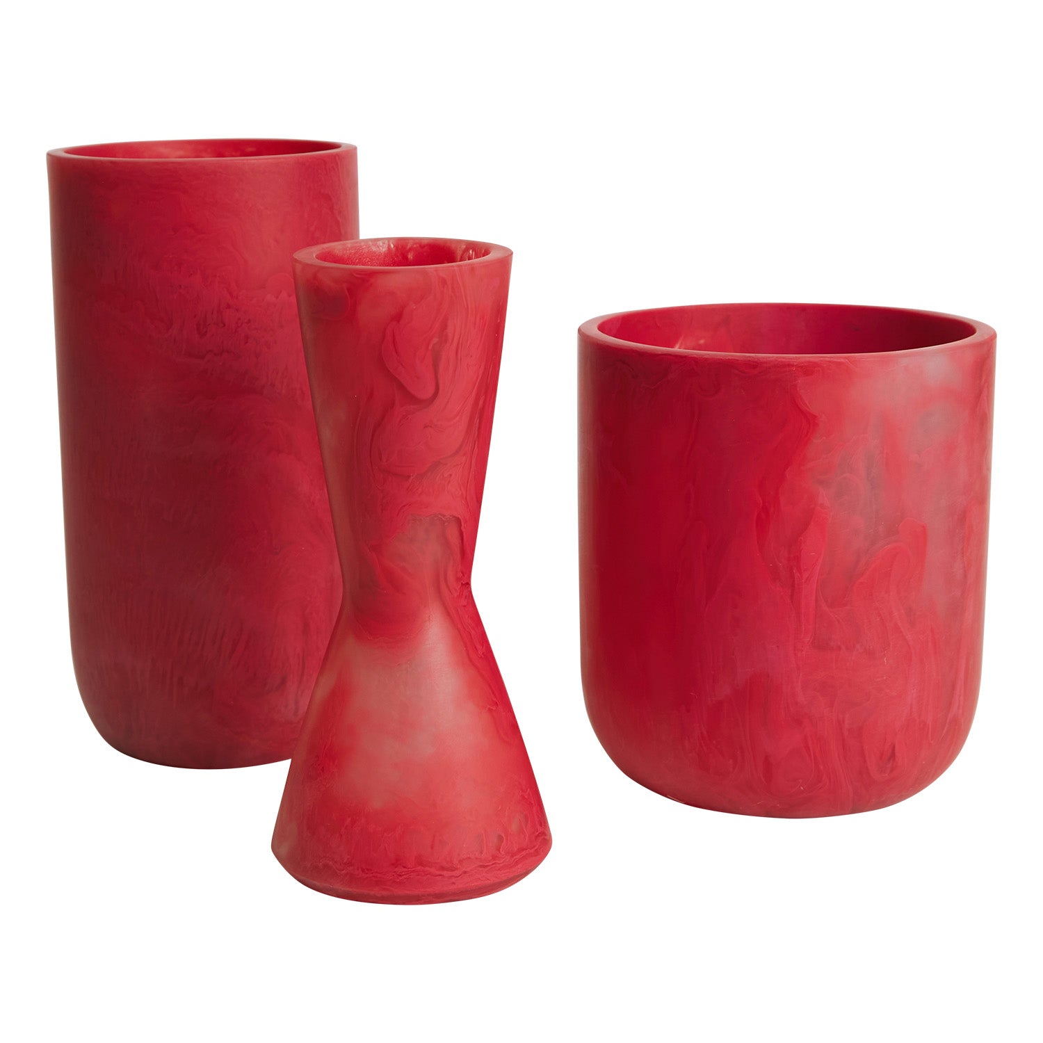 Amisha Raspberry Vase - Elegant Home Decor for Living Room, Dining Table & Wedding Centerpieces