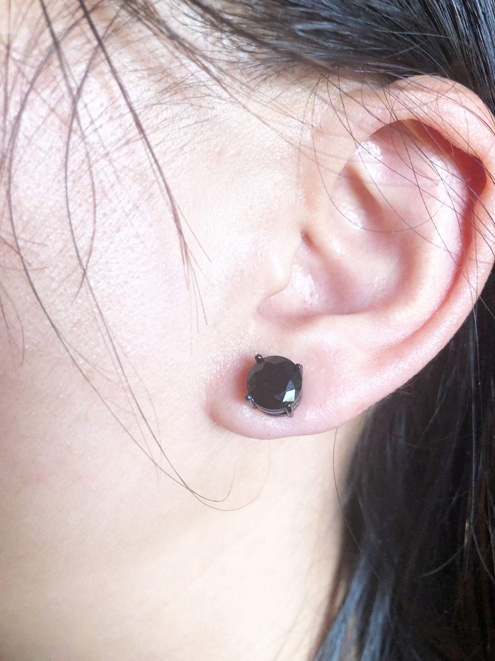 Hypoallergenic Stainless Steel Magnetic Fake Gauges Earrings for Non-Pierced Ears - Black, Silver & Colorful Options | Perfect for Work, Parties & Everyday Wear
