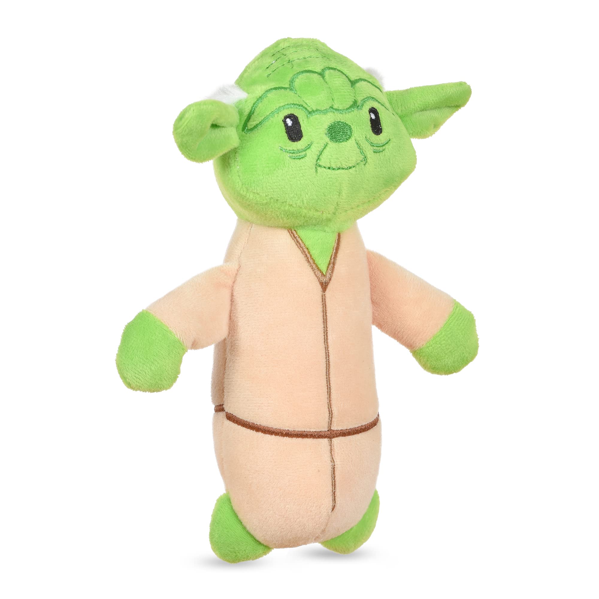 Star Wars YODA Plush Dog Toy with Squeaker - Chew Resistant Bobo Style Pet Toy for Small & Large Dogs | Perfect for Playtime, Training & Cuddling | Durable Squeaky Dog Chew Toy (FF19184)