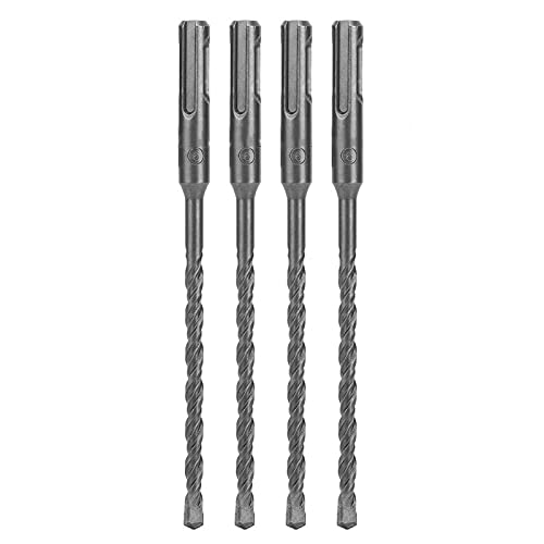 High Hardness 6x160mm Hammer Drill Bit Set for Concrete & Masonry - Electric Hammer Drill Accessories for Professional Construction & DIY Projects
