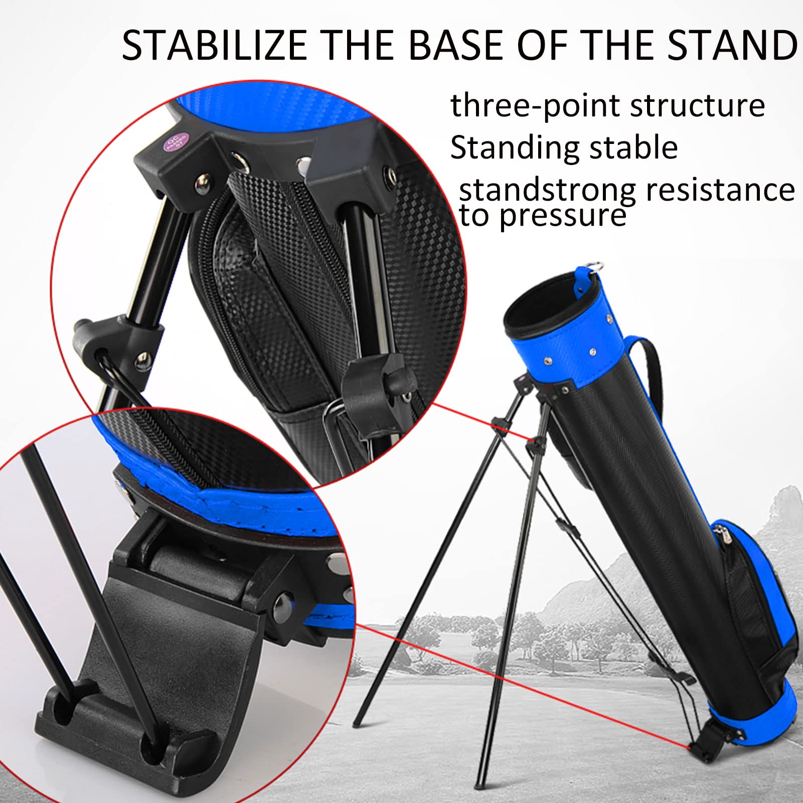 Premium Golf Stand Bag for Men & Women - Lightweight, Durable & Waterproof - Easy to Carry Sunday Golf Bag for Course & Travel - Perfect for Weekend Golfers & Frequent Travelers