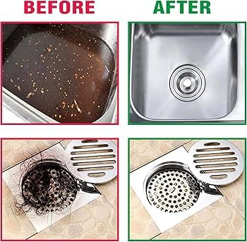 RESHYN Caustic Soda 1kg (2.2lb) - Heavy Duty Drain Cleaner & Grease Remover for Kitchen Sink, Pipes, Chimney | Multi-Purpose Cleaner for Iron, Aluminum, Dosa Tawa | Includes Free Gloves | Ideal for Soap Making, Hotel & Home Cleaning