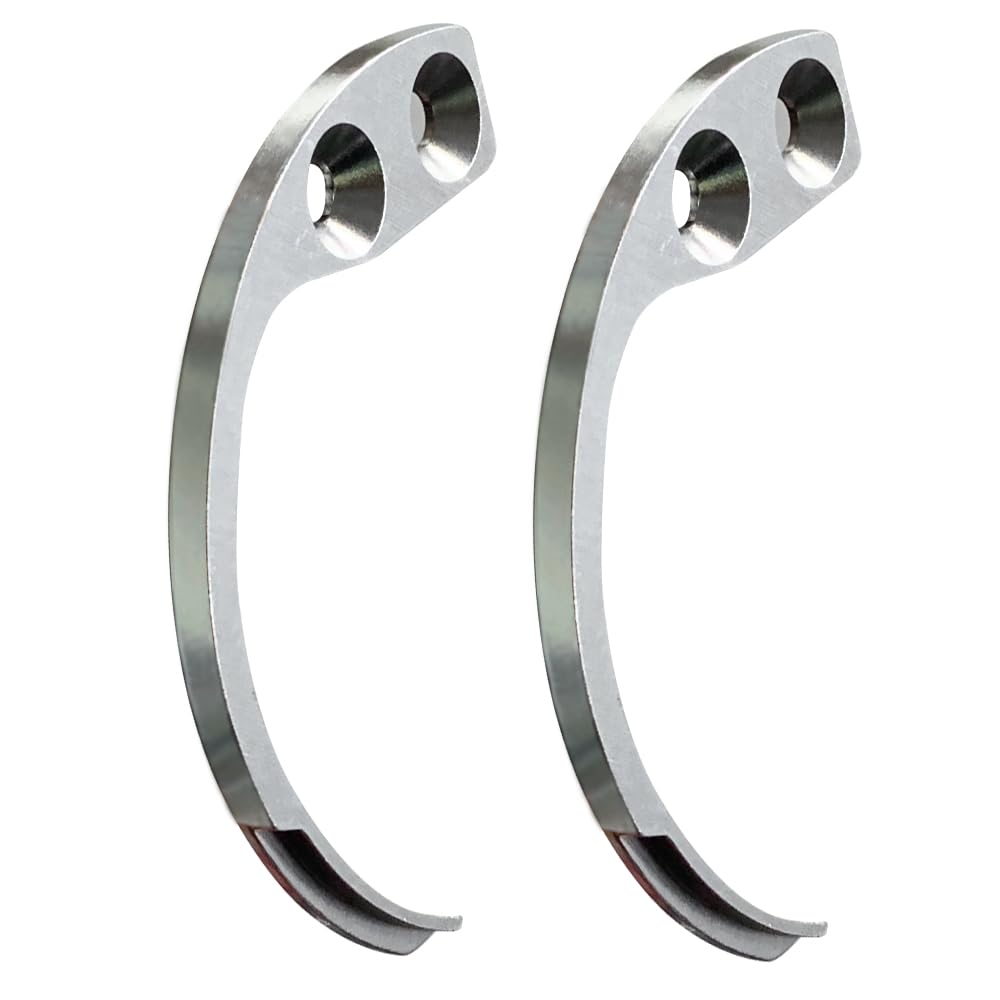 2Pcs Stainless Steel Hanging Hooks - Durable Portable Clothes Hangers for Jackets, Coats & Accessories - Perfect for Closet, Travel & Laundry Organization