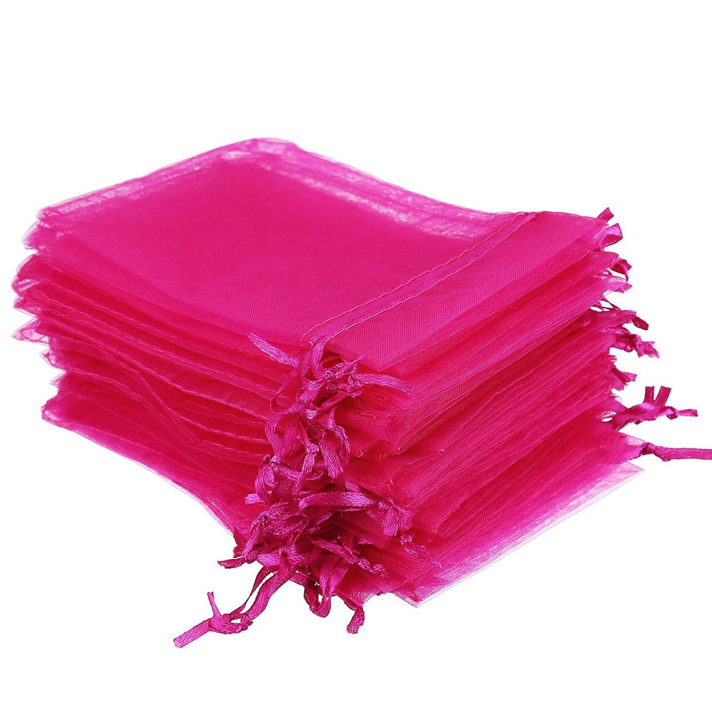 100/200PCS Organza Gift Bags - 4