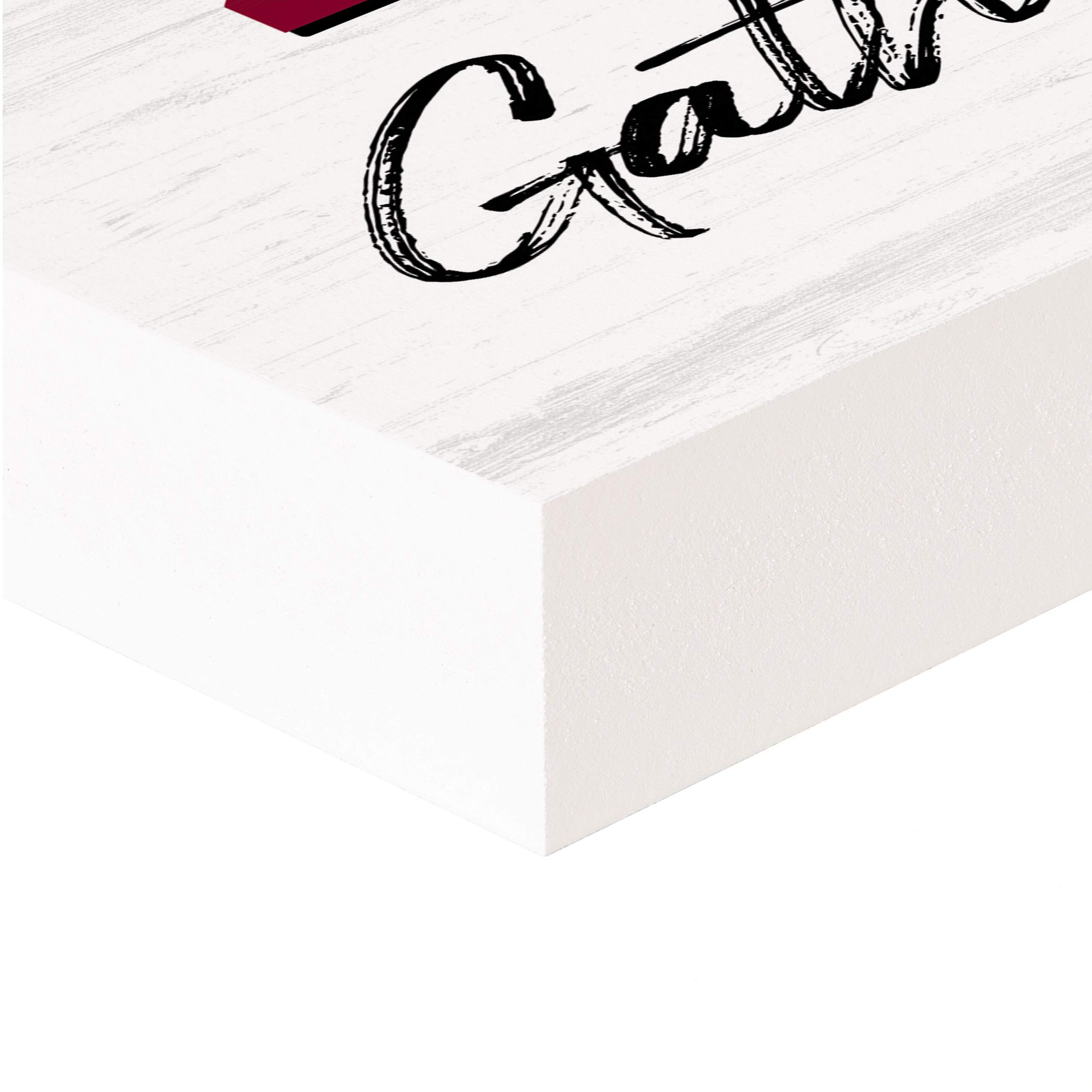 P. Graham Dunn University of South Carolina Wood Sign - 5.5 x 5.5 Inch Handcrafted Gamecocks Fan Decor - Perfect for Tailgating, Home Office & College Dorm Room Wall Art