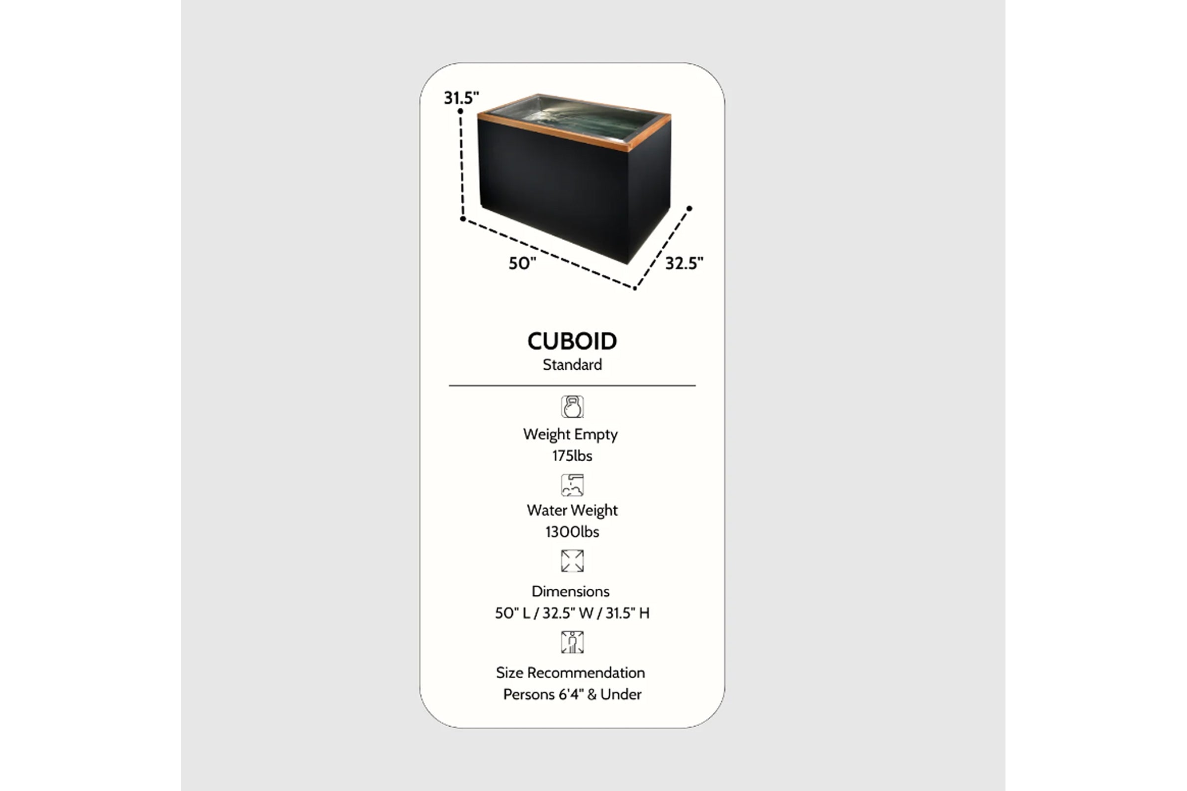 Premium Stainless Steel Cold Plunge Tub - Dynamic Cold Therapy CUBOID for Athletes & Recovery | Ice Bath for Post-Workout, Muscle Recovery & Cryotherapy at Home