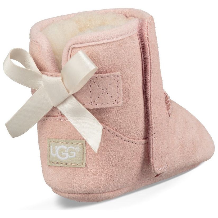 UGG Baby Jessie Bow II Bootie in Baby Pink - Soft & Comfortable Infant Booties for Girls - Perfect for Winter, Outdoors & Special Occasions