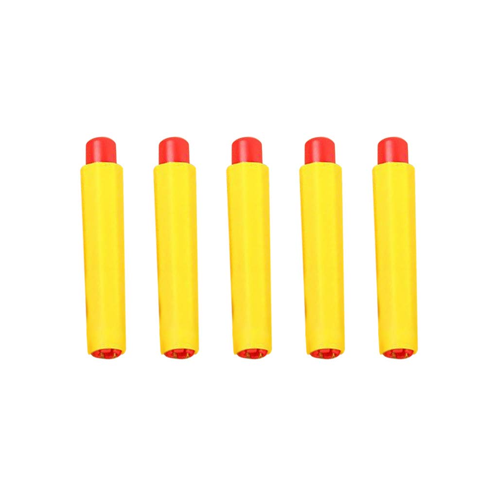 HDGTSA 5/10 PC Non-Dirty Hand Plastic Chalk Cover Clip for Teaching - Yellow (9.5x1.8cm) - Perfect for Classroom, Whiteboard & Art Projects