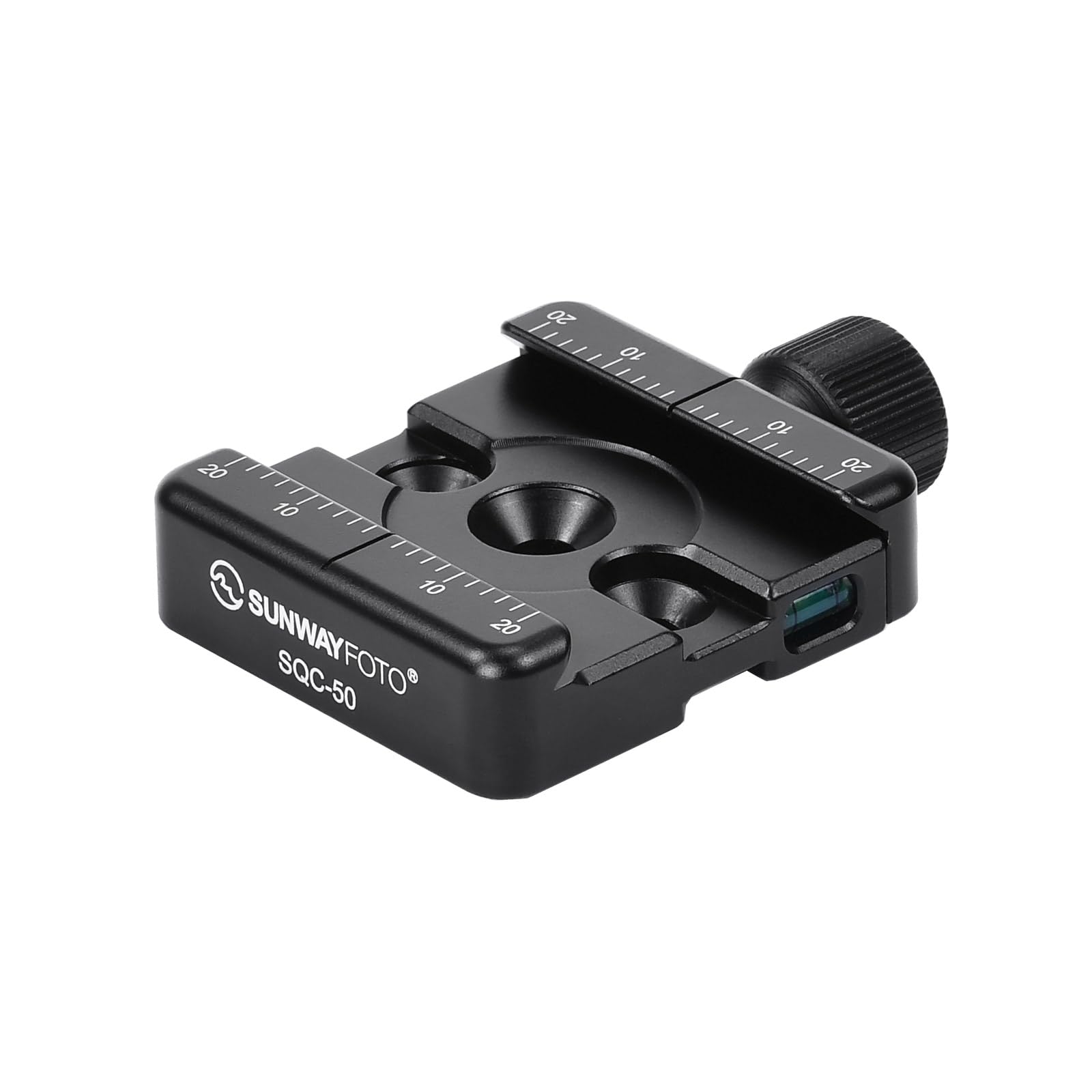 SUNWAYFOTO SQC-50 50mm Universal Arca Swiss Quick Release Clamp - Compatible with Tripods, Monopods & 17S Bipods for Photography and Videography