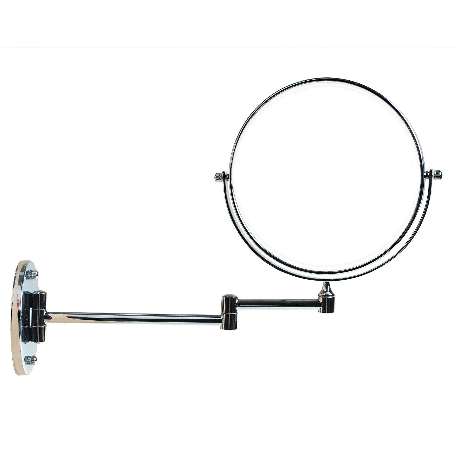 10x Magnification Makeup Mirror - 8 Inch Wall Mounted Cosmetic Mirror with 360° Rotation, Double-Sided (Normal + 10x Zoom) for Bathroom, Shaving & Vanity Use