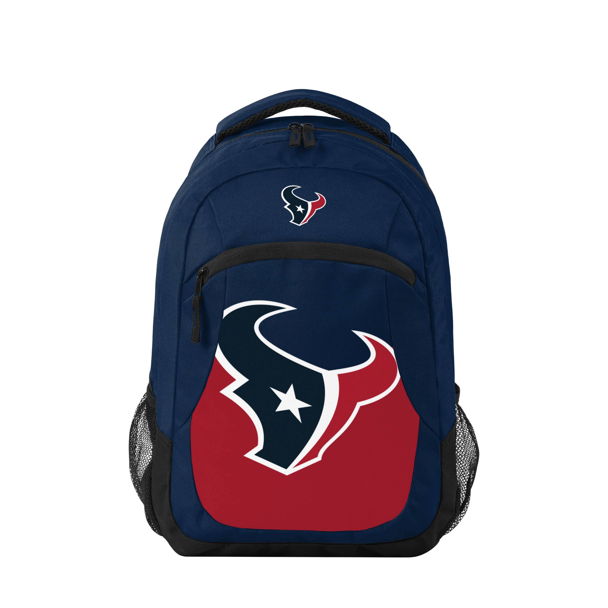 FOCO NFL Team Logo Action Backpack - Waterproof Durable School & Travel Backpack for Men & Women - Perfect for Sports, Gym, Hiking & Outdoor Activities