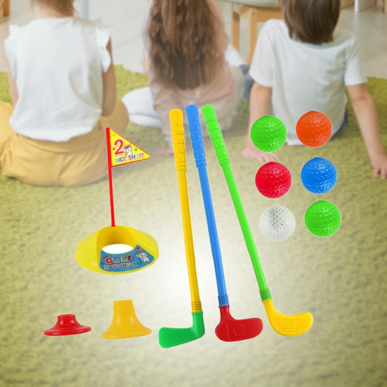 **MagiDeal 13-Piece Kids Golf Set - Toddler Golf Clubs with Training Balls & Carry Bag - Perfect for Backyard, Garden & Indoor Play - Ideal Birthday Gift for Boys & Girls**