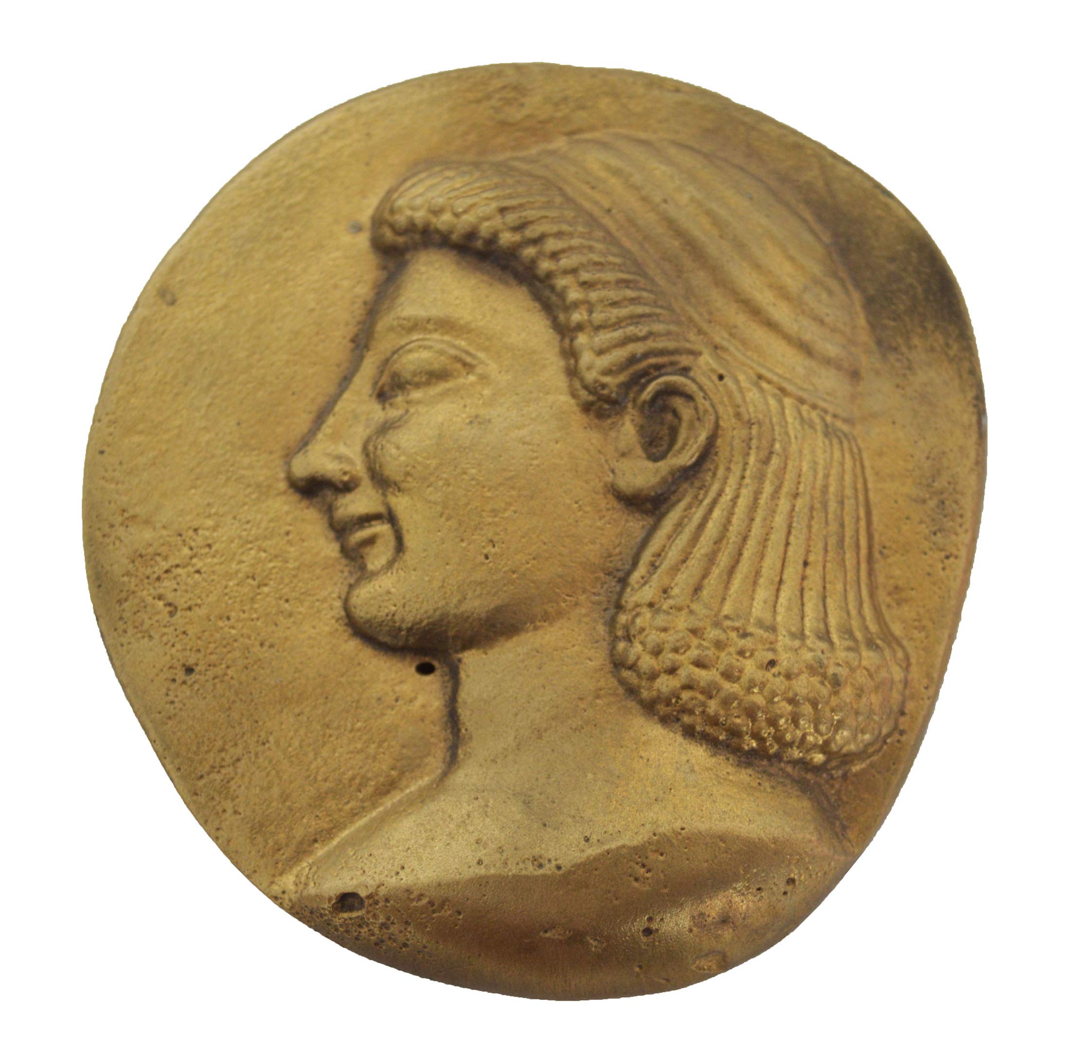 Kouros Head Bronze Paperweight - Ancient Greek Sculpture Desk Decor for Office & Home | Perfect Gift for History Lovers & Collectors