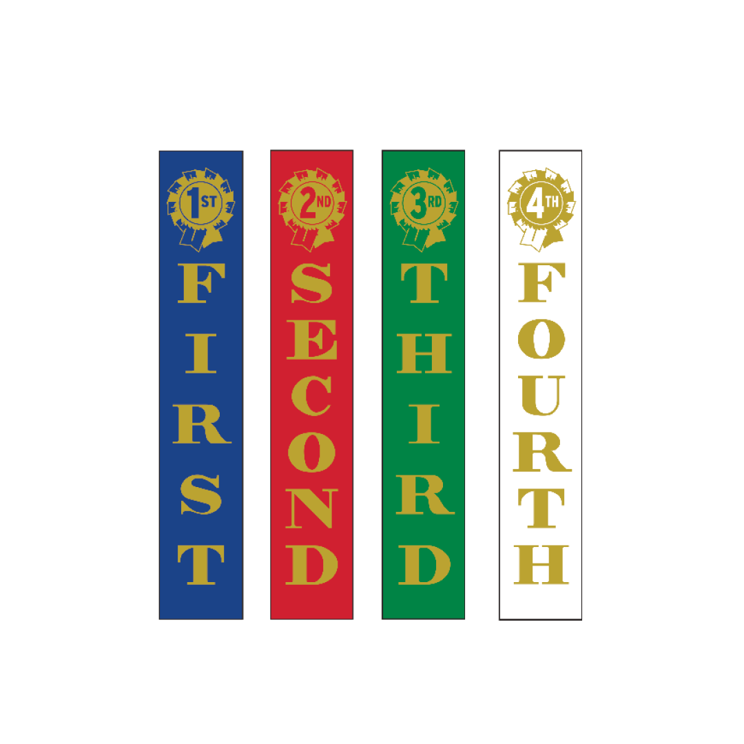 Victor Ribbons 1st & 4th Place Awards (100 Pack) - Perfect for Sports Competitions, Academic Awards & Recognition Ceremonies