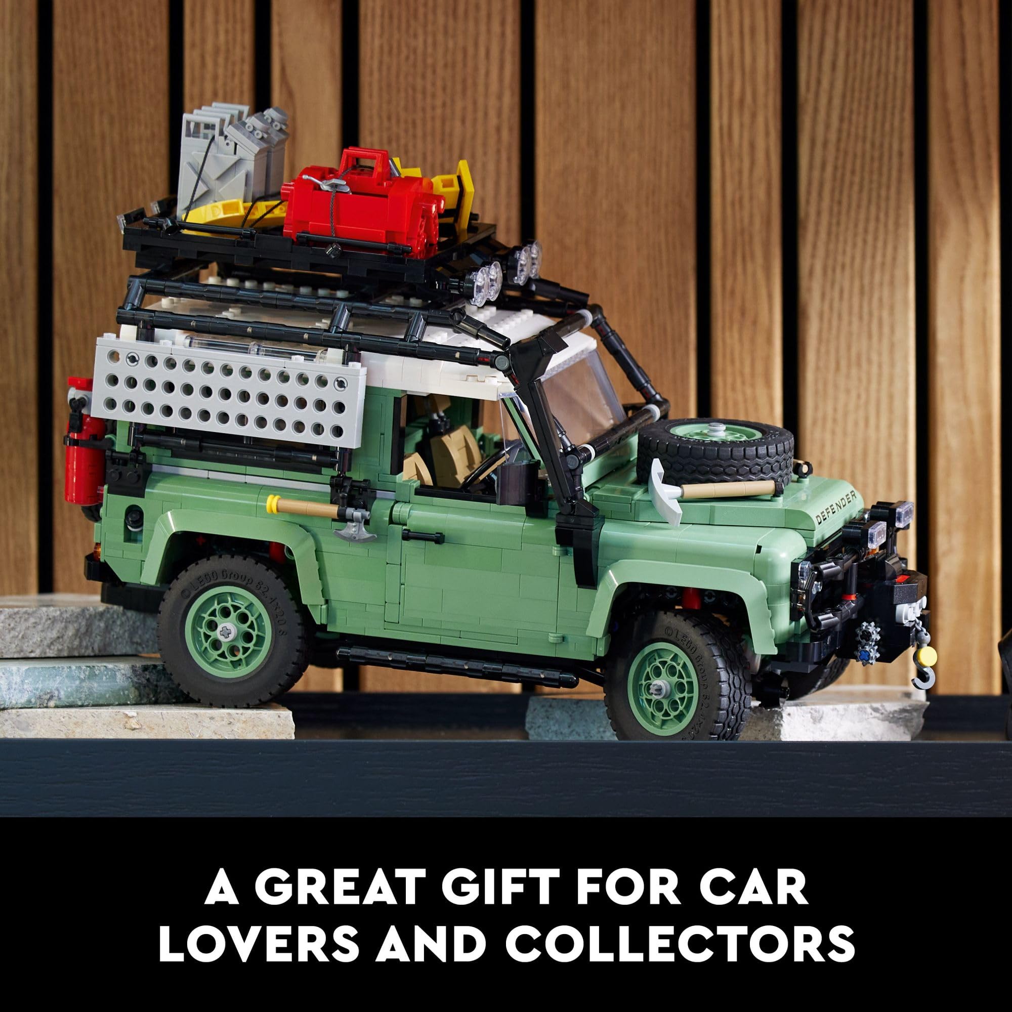 LEGO Icons Land Rover Classic Defender 90 Building Set - 2,083 Pieces, Model Car Kit for Adults & Teens, Perfect Gift for Classic Car Enthusiasts & Collectors | Display, Home Decor, DIY Project for Car Lovers