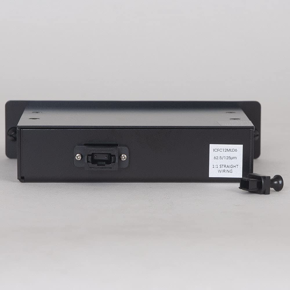 ICC Classic LC-MPO Fiber Optic LGX Compatible Cassette - Beige Multimode Adapters with 12 OM1 Fibers for High-Speed Data Center & Network Connectivity