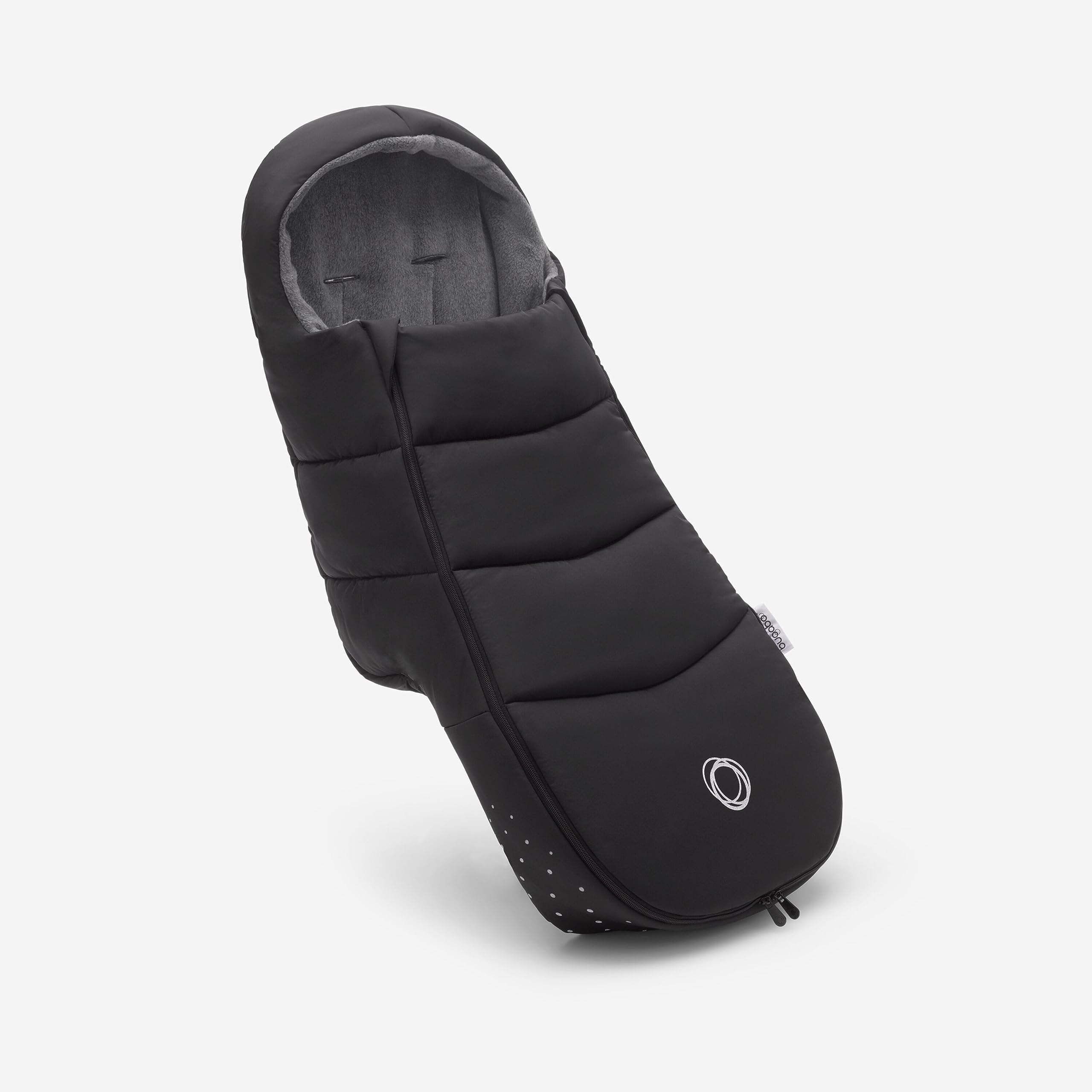 Bugaboo Footmuff - All-Season Weatherproof Stroller Accessory with Removable Climate Control & Reflective Trim - Midnight Black - Perfect for Winter Walks, Baby Stroller Comfort & Outdoor Adventures