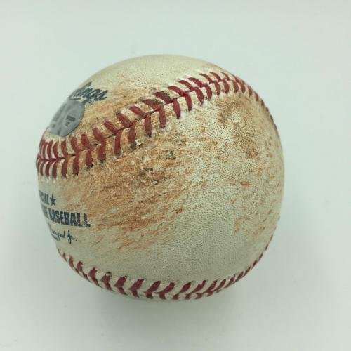 Aledmys Diaz MLB Debut Signed Game Used Baseball with JSA & MLB Authentication - Collectible MLB Autographed Baseball for Memorabilia Display & Sports Fan Gifts