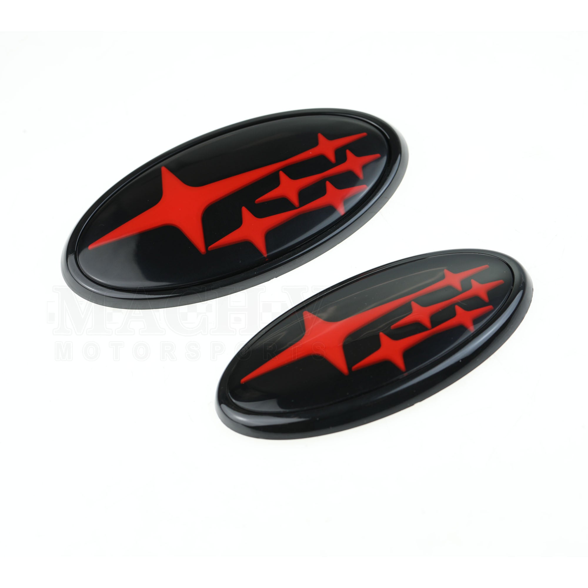 Six Stars Grille & Trunk Badge Set for 2013-2021 Subaru BRZ - Premium Car Emblem Upgrade for Front Grille & Rear Trunk Decoration
