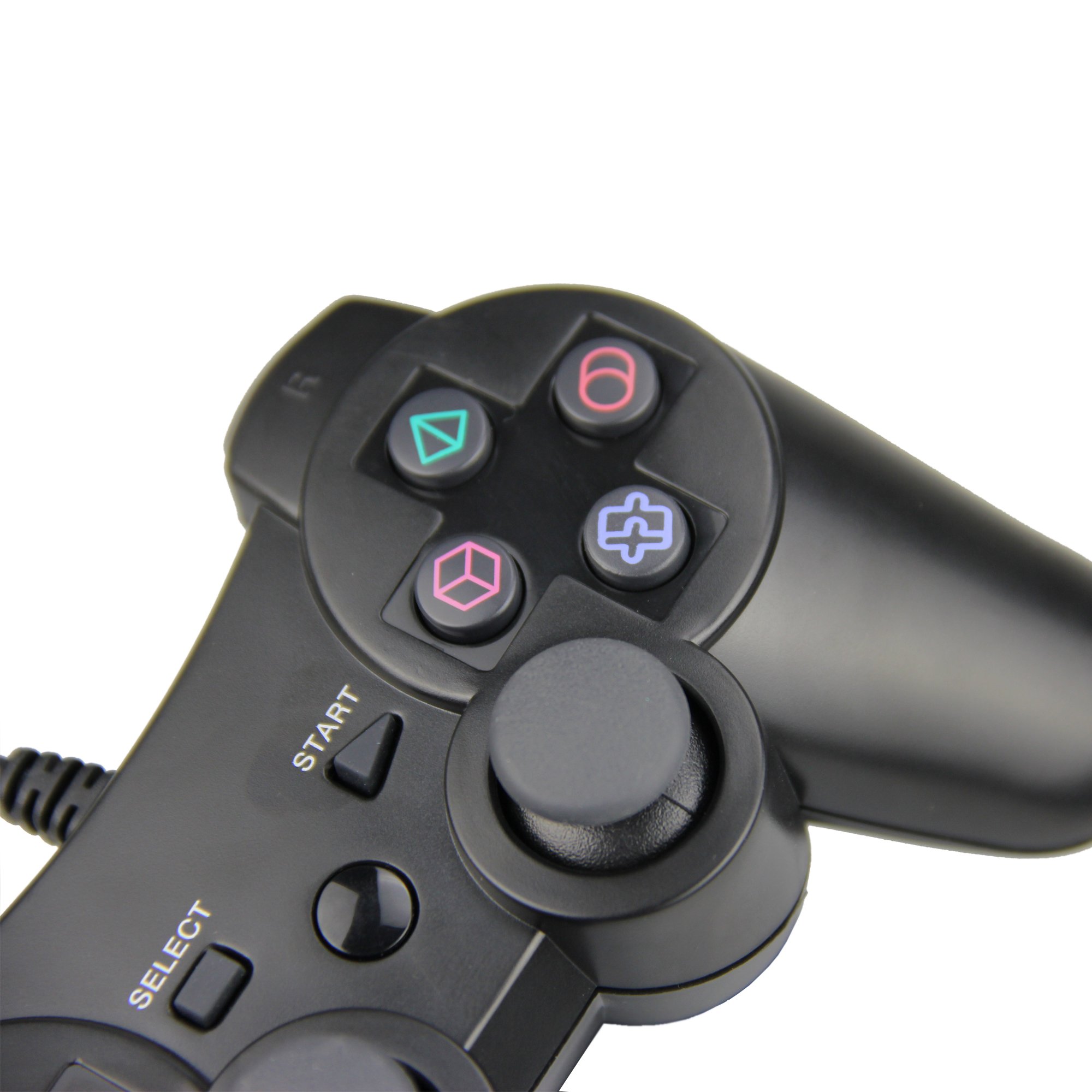 Original PS2 Wired Controller - Dual Shock 2 Gamepad for Playstation 2 (Black) | Perfect for Retro Gaming & Classic PS2 Games