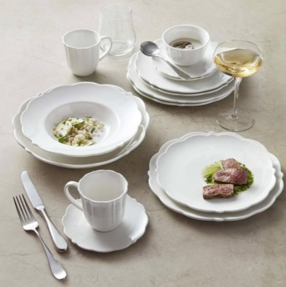 Libbey 6.75-Inch Astor Plates - Set of 36 for Restaurants, Catering & Home Dining - Durable Porcelain Dinner Plates for Everyday Use & Special Occasions