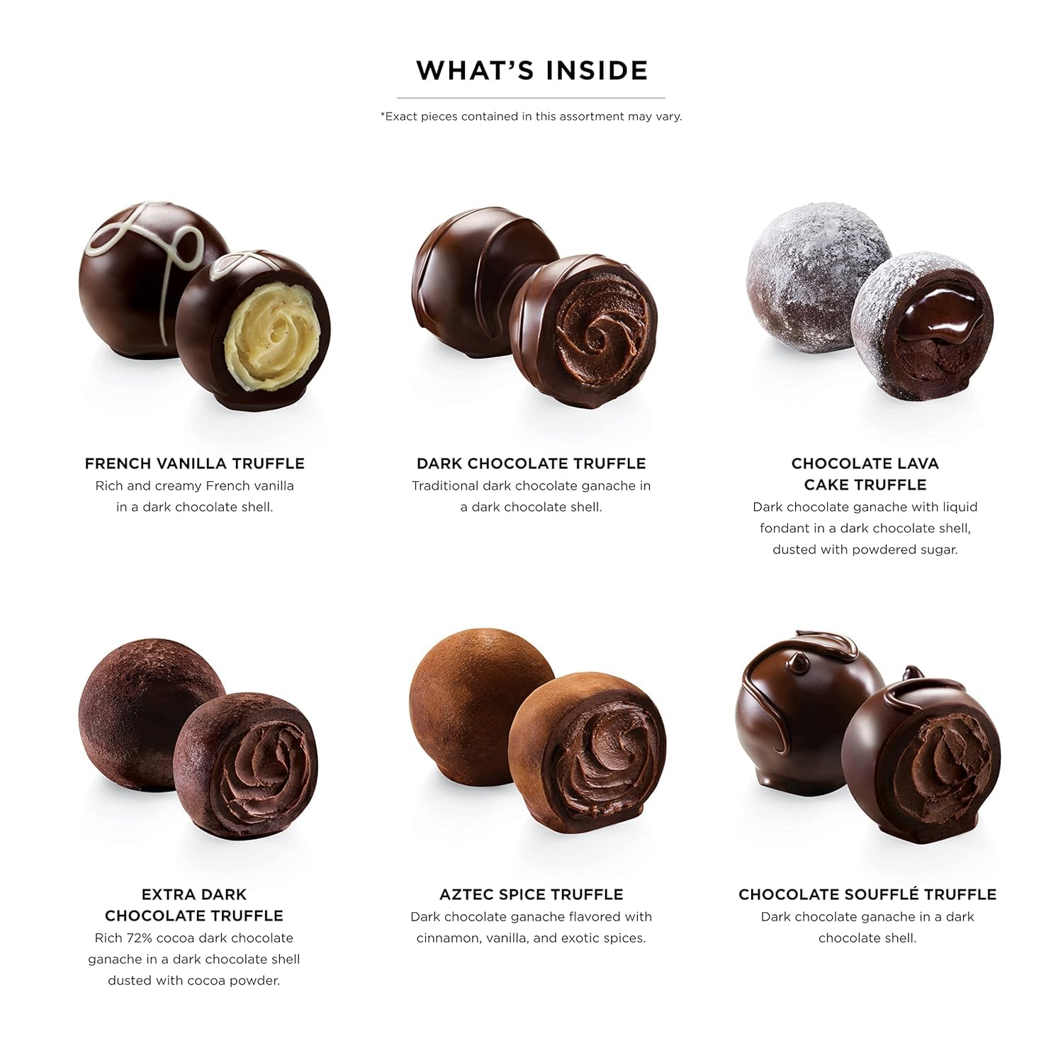 Godiva Chocolate Truffle Gift Box - 6pc Gourmet Assortment for Birthdays & Anniversaries