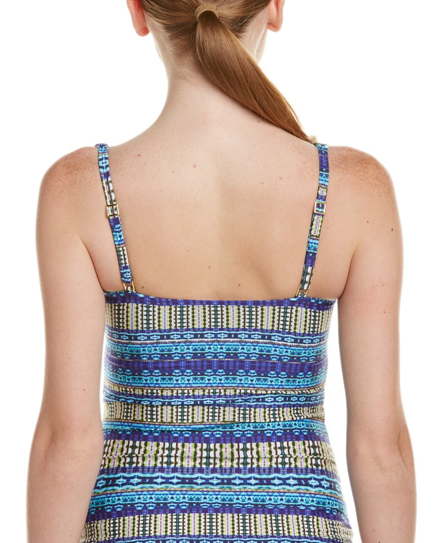 La Blanca Women's Over The Shoulder Tankini Swimsuit Top - Stylish Swimwear for Beach, Pool & Vacation | Comfortable & Supportive Bathing Suit for Women