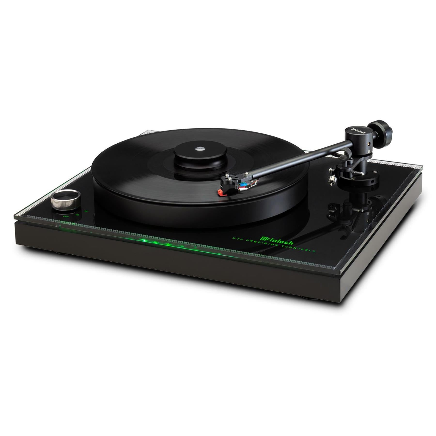 McIntosh MT2 Precision Turntable - High-End Audiophile Vinyl Record Player with Adjustable Tonearm & Anti-Vibration Design | Perfect for Home Audio Systems & Music Enthusiasts