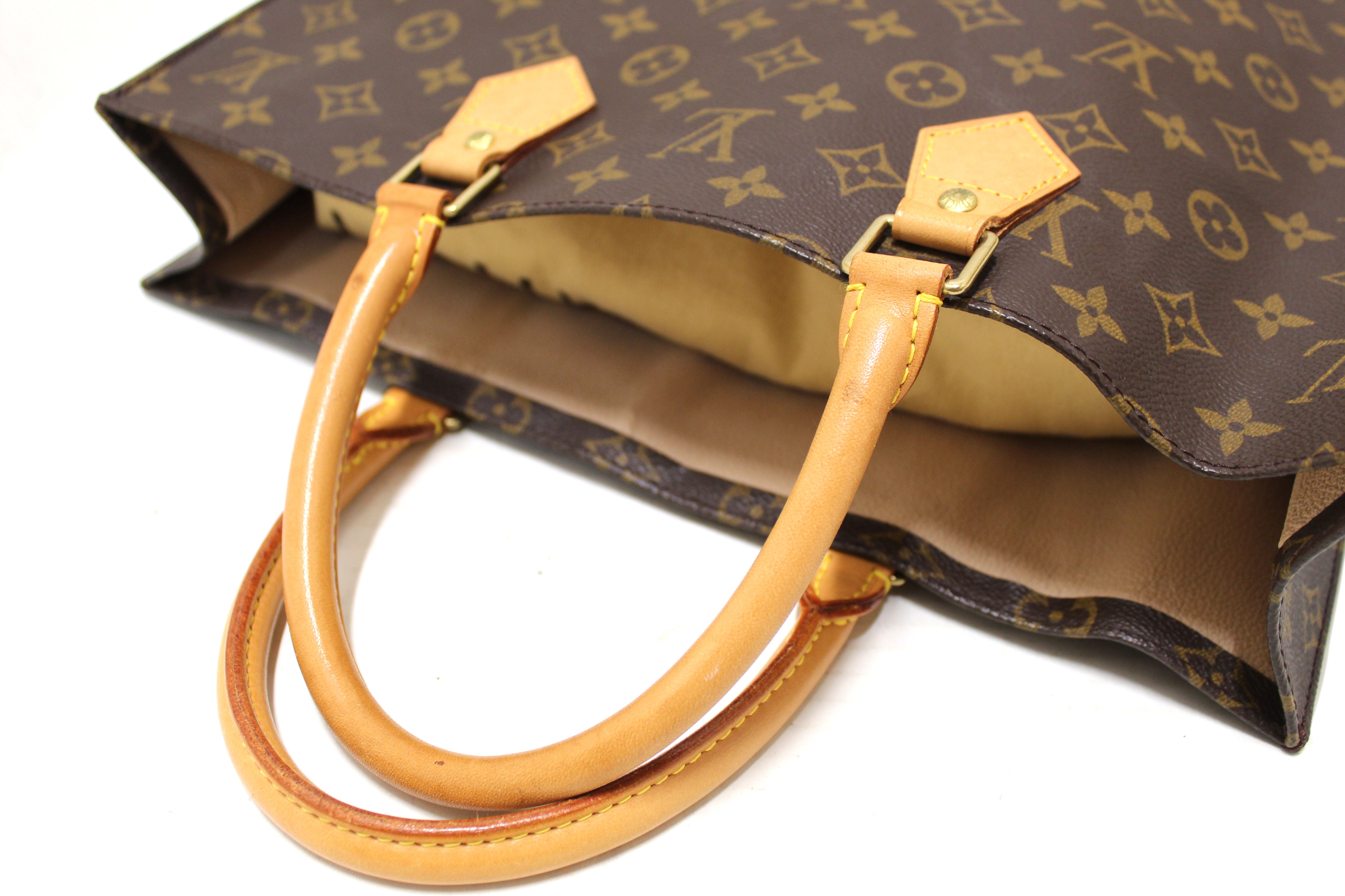 Authentic Louis Vuitton Classic Monogram Sac Plat Handbag for Women | Luxury Tote Bag | Perfect for Work, Travel & Everyday Use