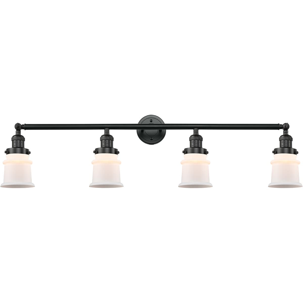 Franklin Restoration Collection 215-BK-G181S-LED Modern LED Bathroom Vanity with Mirror - Black Finish, Energy Efficient Lighting for Bathroom Makeover & Home Renovation Projects