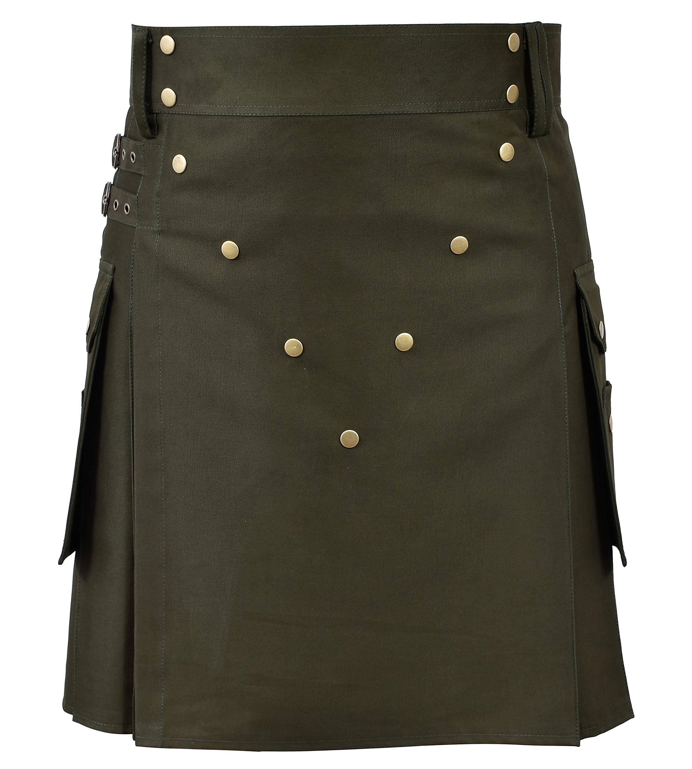 Custom Made Men's Kilt - 100% Cotton Scottish Traditional & Utility Kilt for Men | Perfect for Highland Games, Weddings & Casual Wear