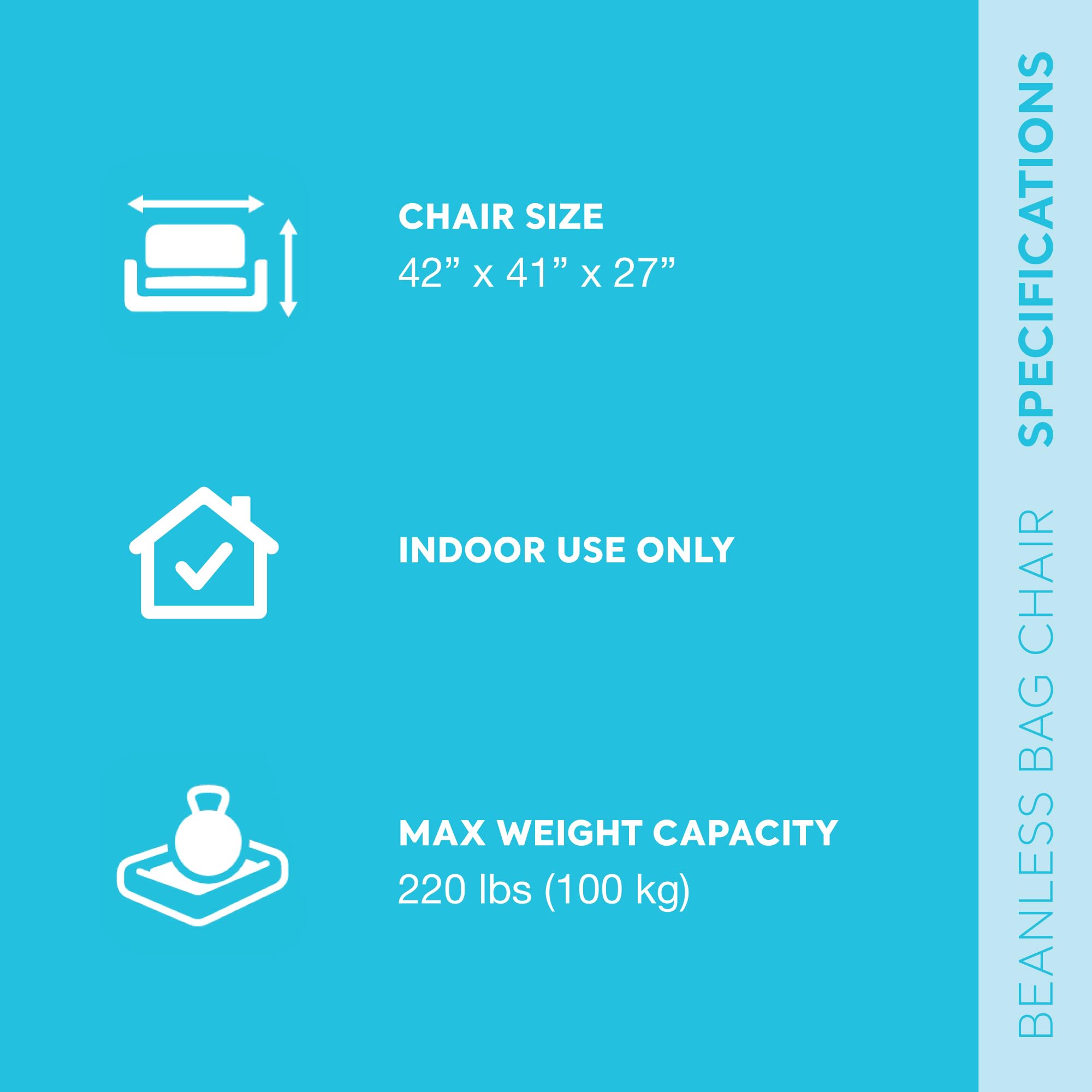 Intex 6 Pack Inflatable Beanless Bag Chairs - Portable Blow Up Lounge Seating for Indoor & Outdoor Use - Lightweight Air Sofa for Camping, Beach, Pool Parties, Dorm Rooms - Gray