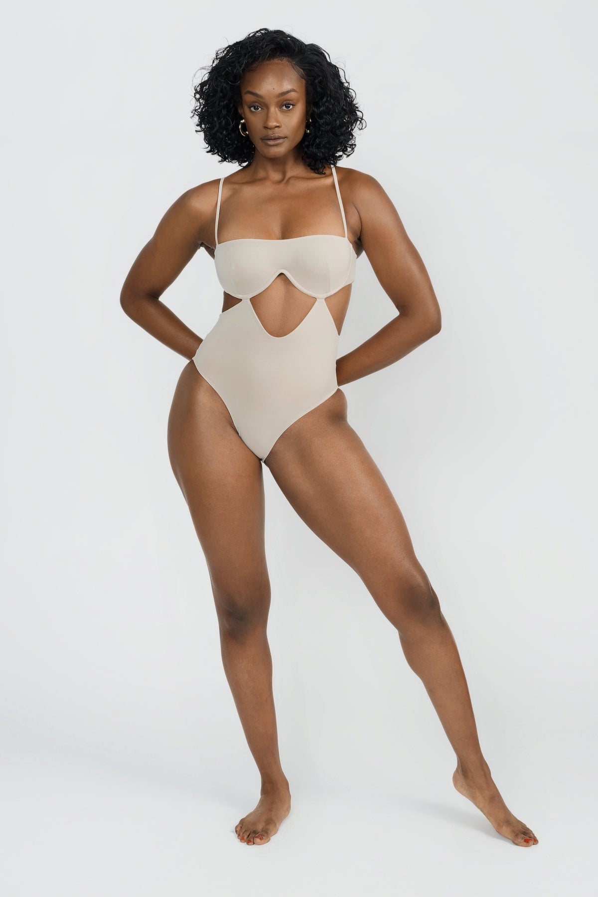 Malia One Piece Full Coverage Swimsuit - Women's High Waisted Bathing Suit with Coconut Print | Perfect for Beach, Pool, and Summer Vacations