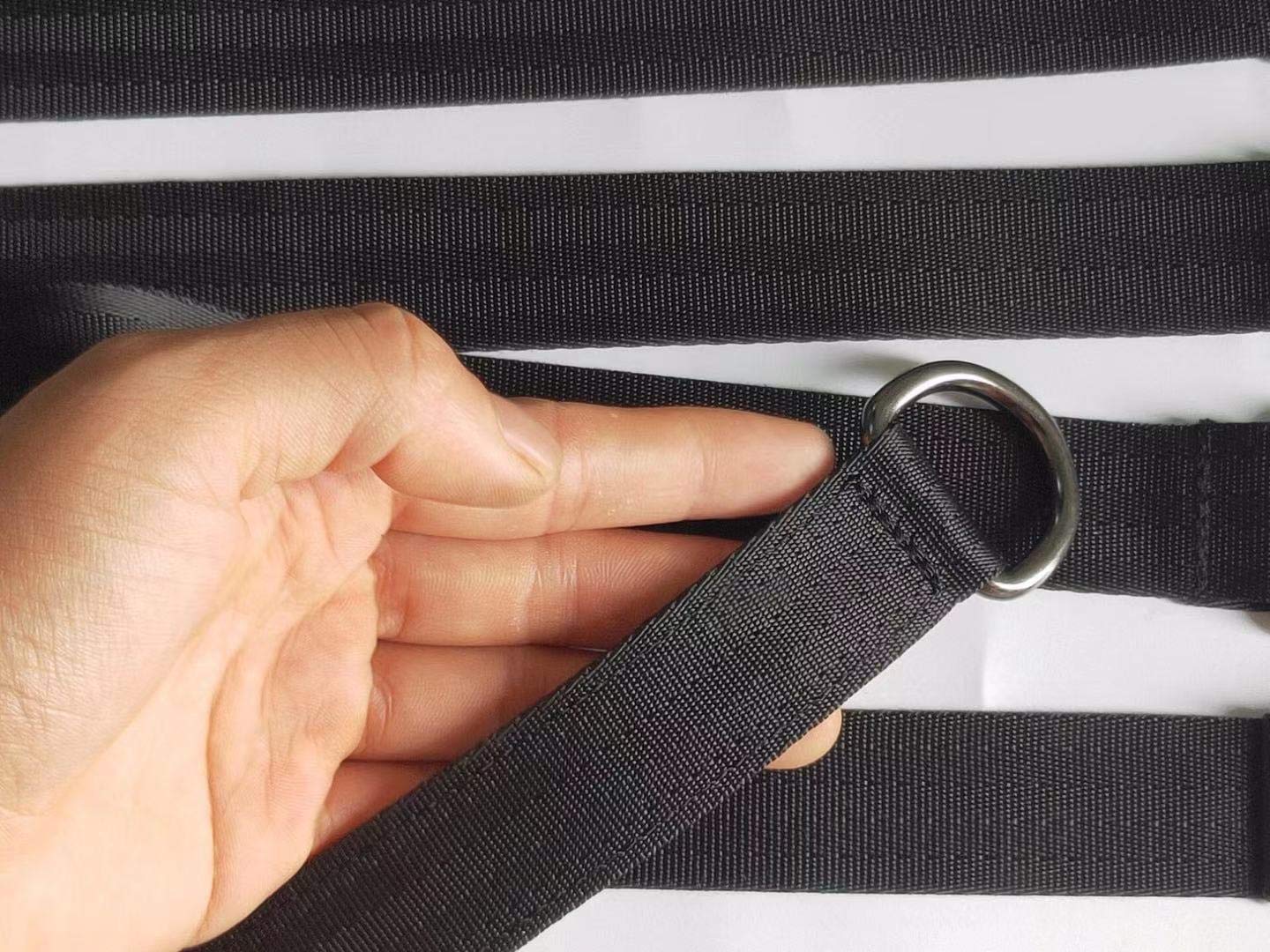 Heavy Duty Hammock Straps with Carabiners - 2 Pack 9.84 Inch Tree Swing Straps Hanging Kit for Hammocks, Swings, Gym Equipment & Outdoor Activities - Perfect for Backyard, Camping, Hiking and Adventure Travel