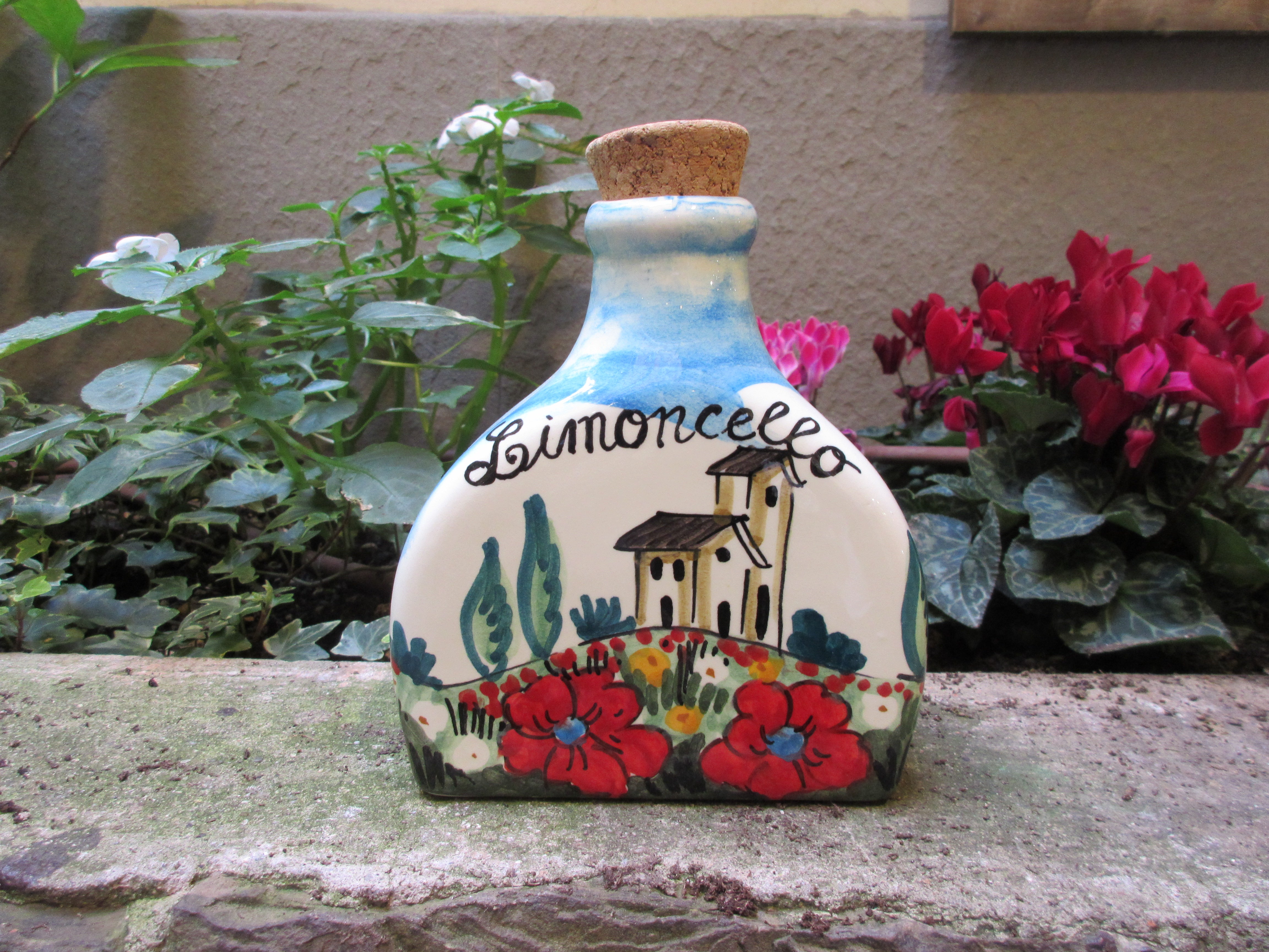 Handmade Ceramic Bottle Vase - Elegant Home Decor for Dining Table, Wedding Centerpiece, and Gift Idea