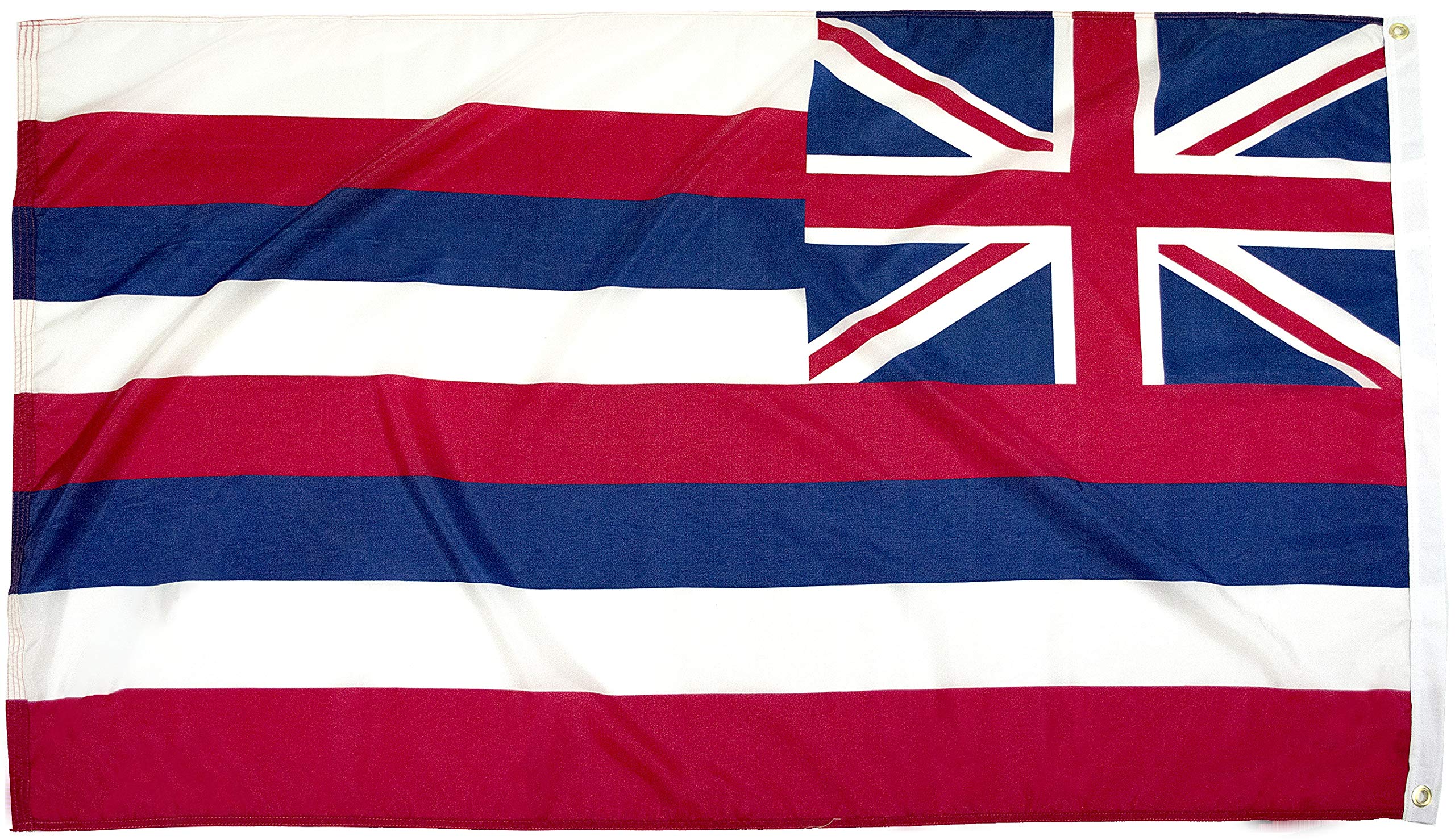 Hawaii Nylon Flag 3x5 ft - USA Made for Outdoor & Indoor Use