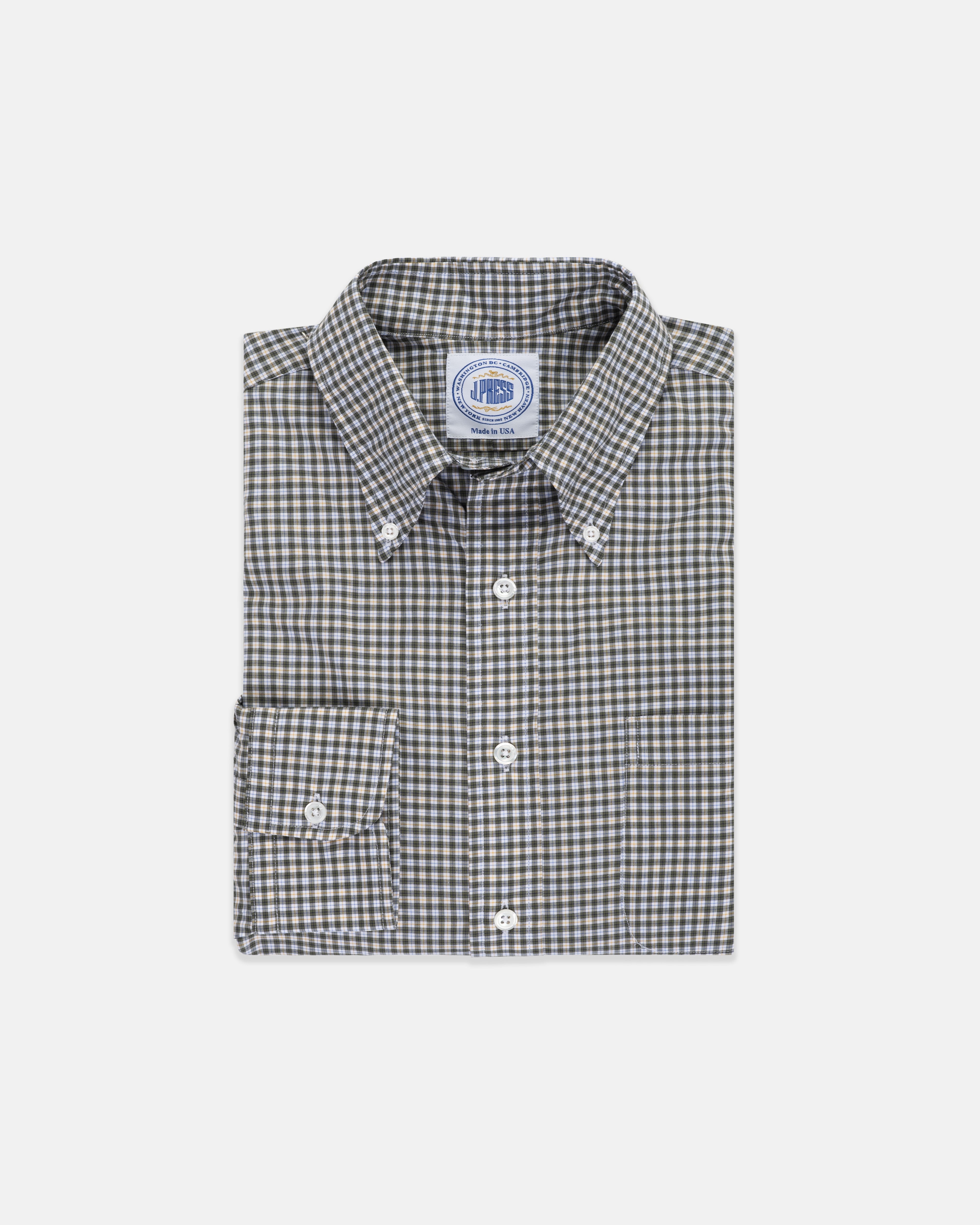 Men's Long Sleeve Checkered Sport Shirt - Casual Button Down Plaid Shirt for Work, Outdoor & Everyday Wear