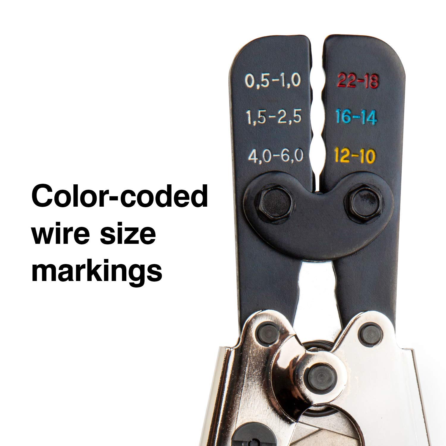 Professional Ratcheting Wire Crimper Tool - Master Appliance Pro Crimping Pliers for Electric & Heat Shrink Connectors (Model 35084) - Perfect for Electrical Wiring, DIY Projects & Automotive Repairs